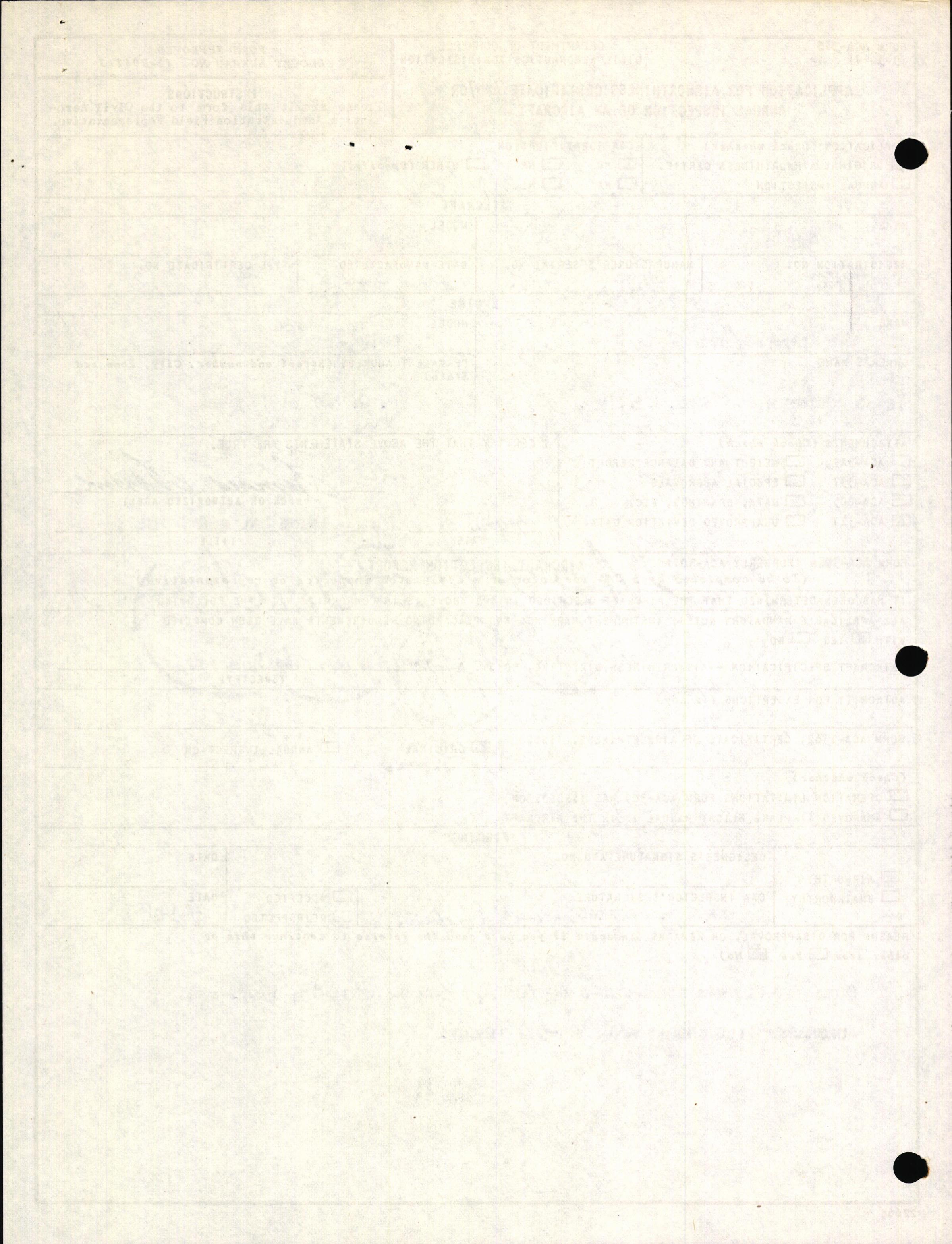 Sample page 2 from AirCorps Library document: Technical Information for Serial Number 3534