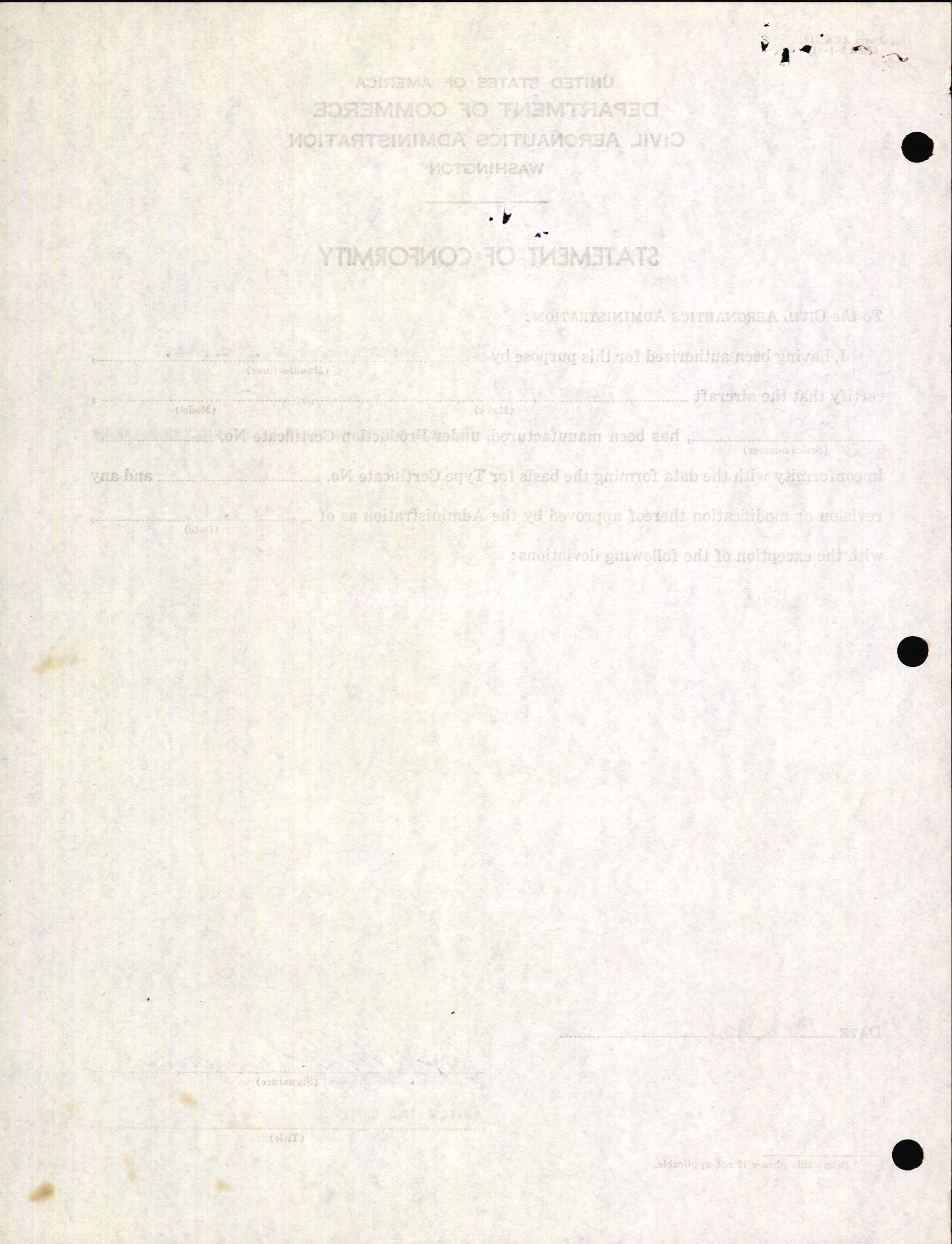 Sample page 4 from AirCorps Library document: Technical Information for Serial Number 3536