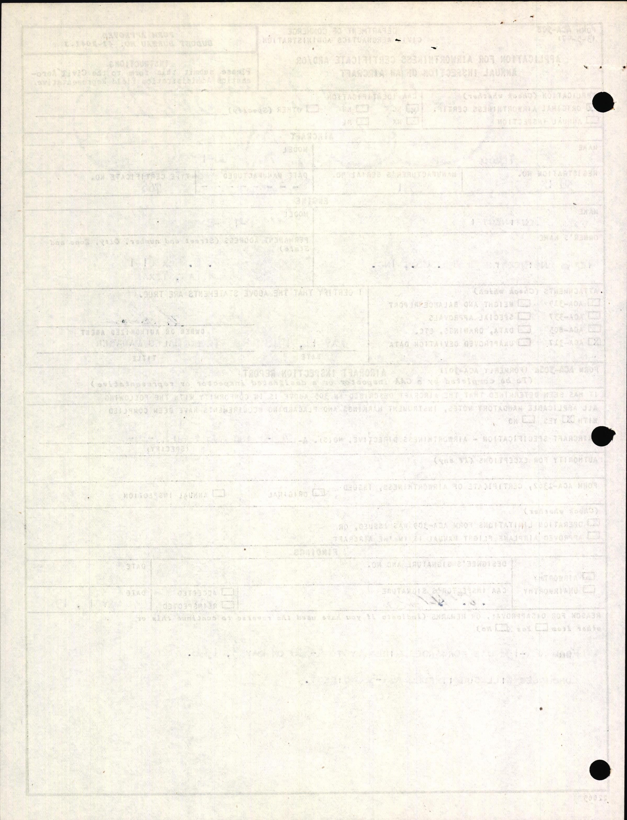 Sample page 2 from AirCorps Library document: Technical Information for Serial Number 3541