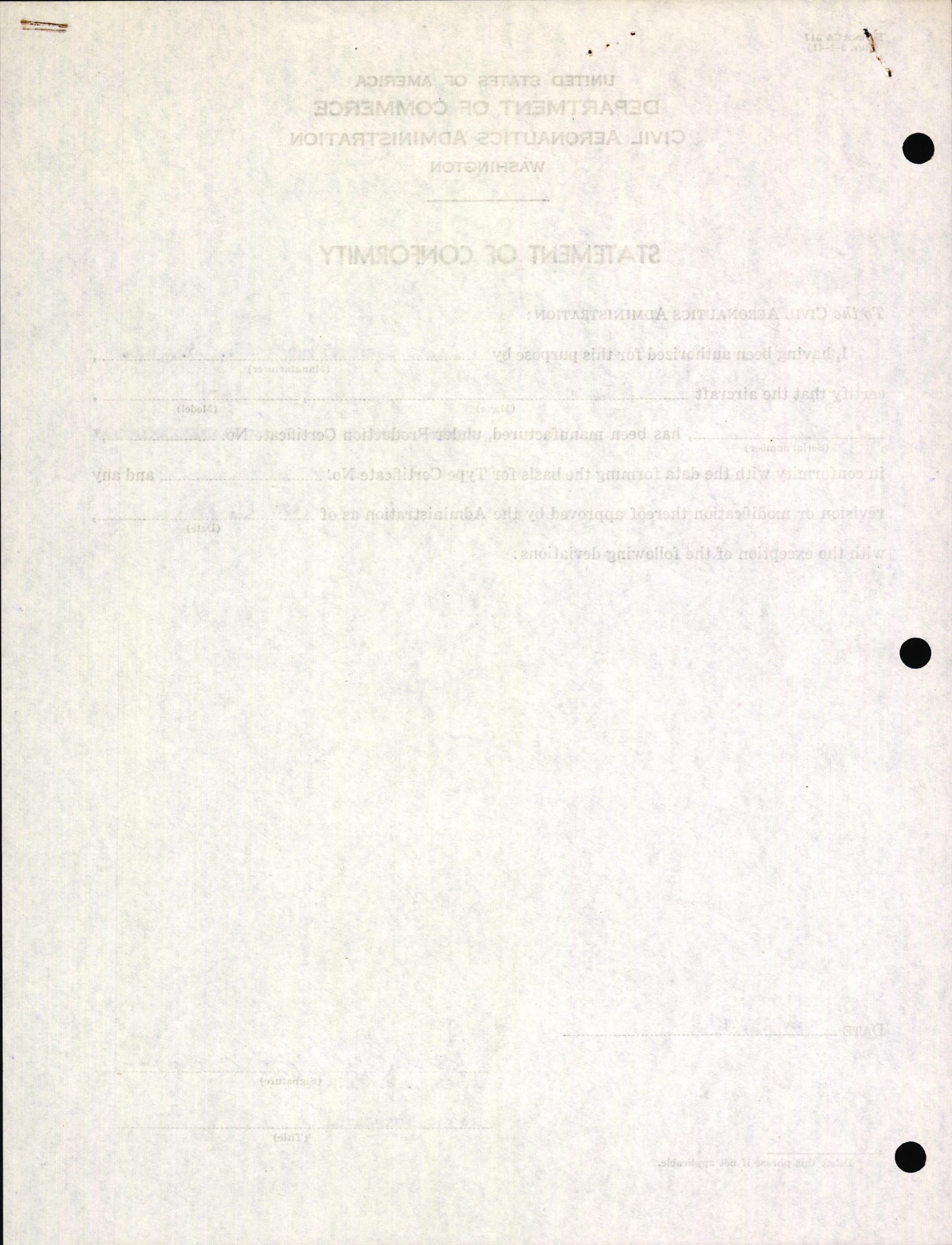 Sample page 4 from AirCorps Library document: Technical Information for Serial Number 3544