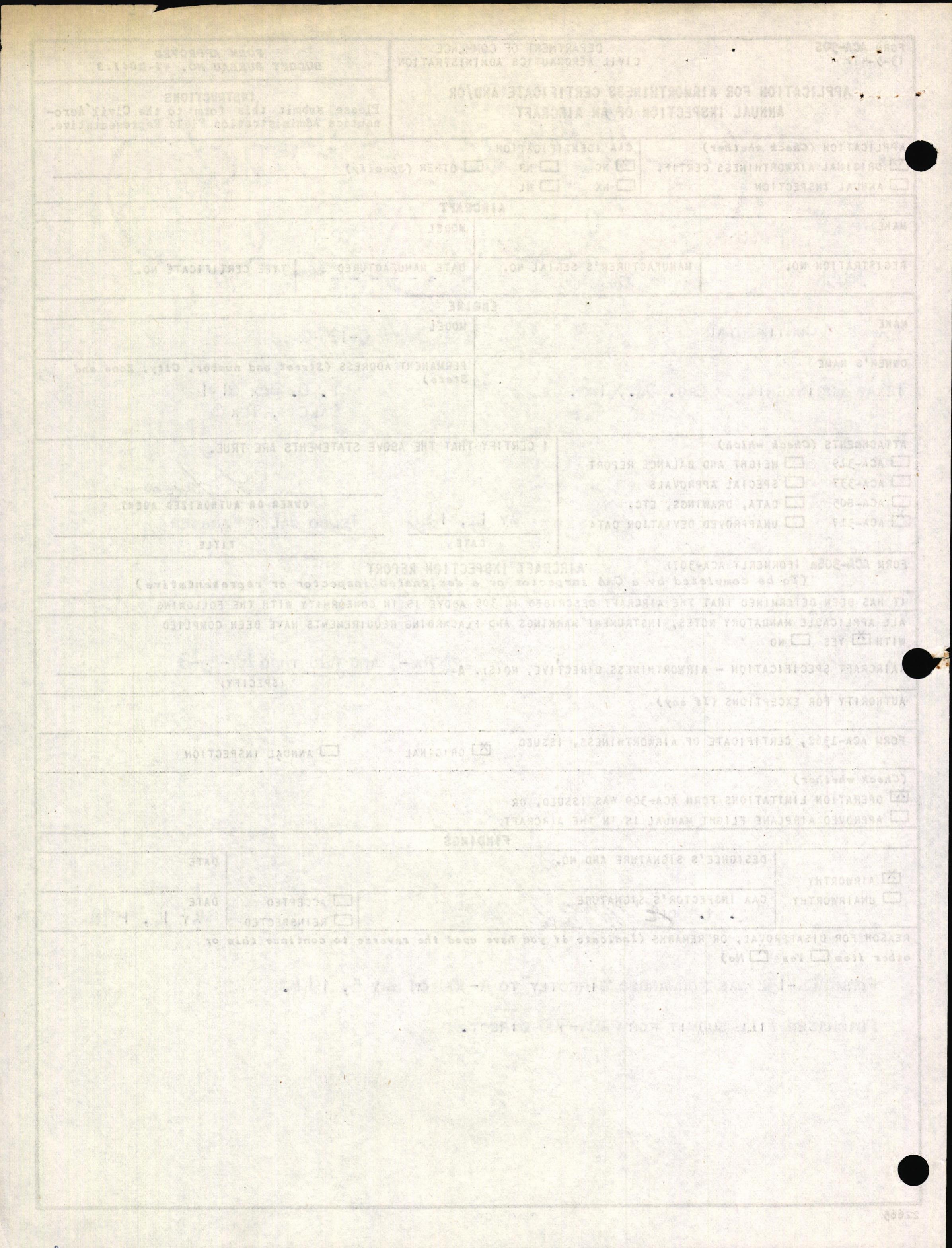 Sample page 2 from AirCorps Library document: Technical Information for Serial Number 3545