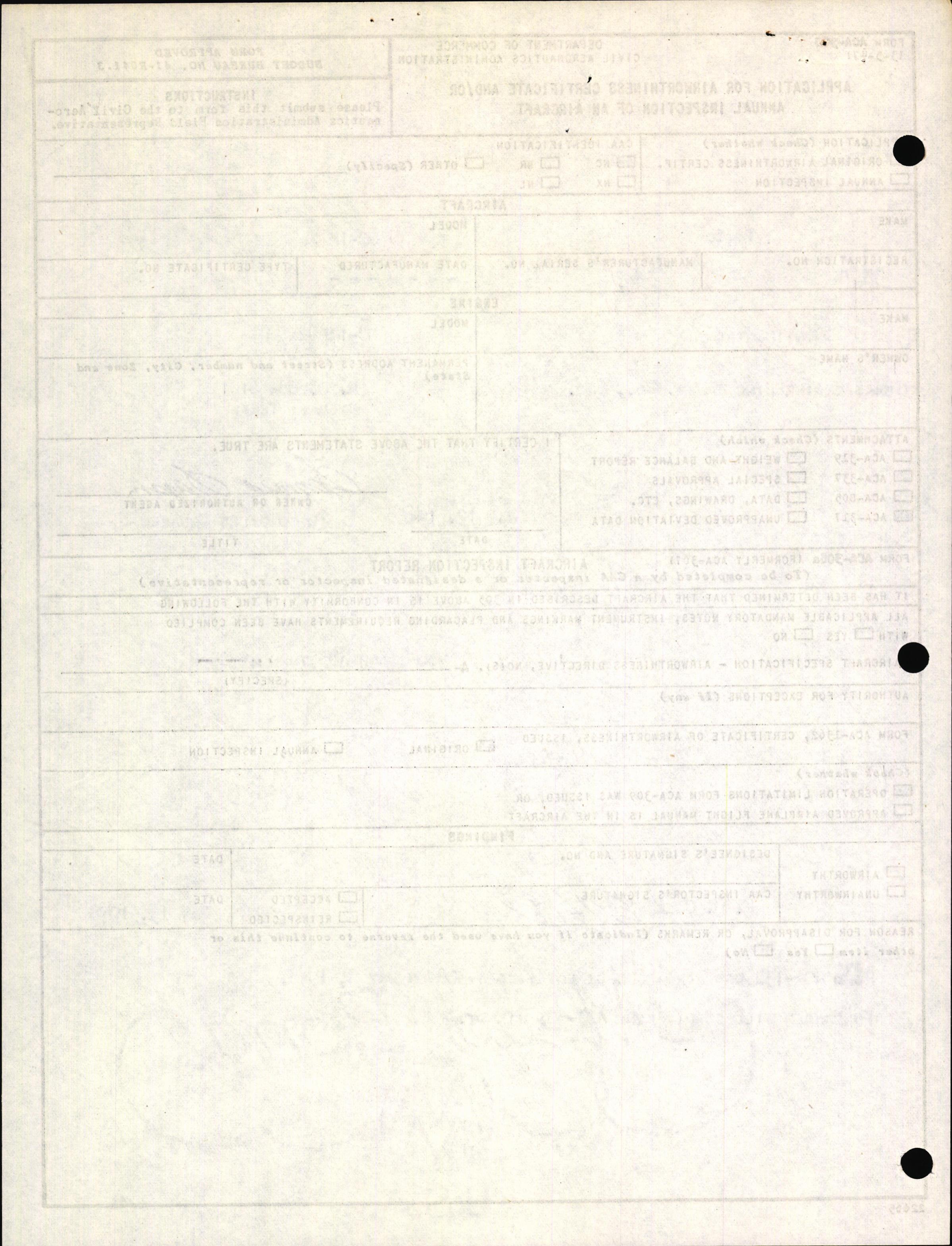 Sample page 2 from AirCorps Library document: Technical Information for Serial Number 3547