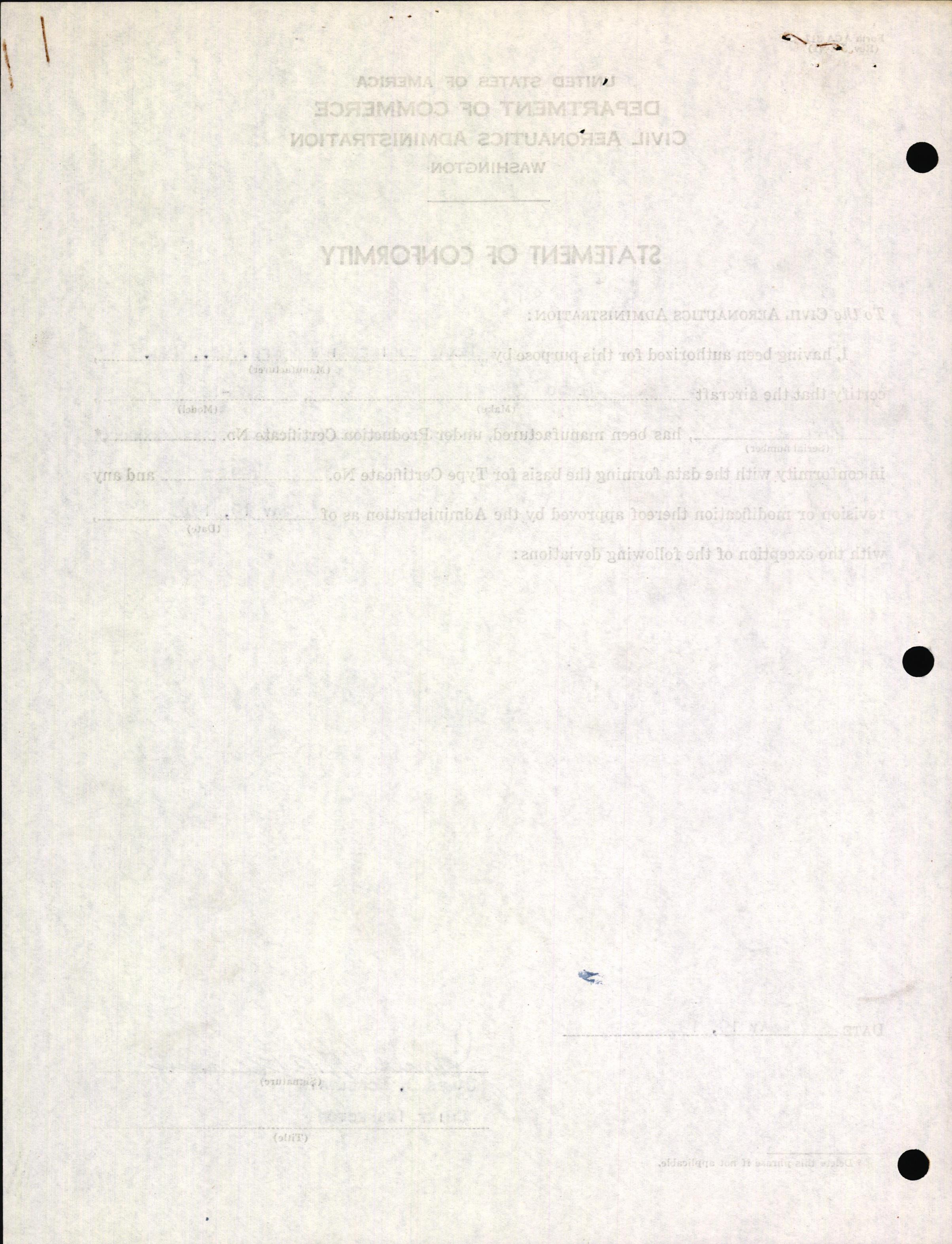 Sample page 4 from AirCorps Library document: Technical Information for Serial Number 3547