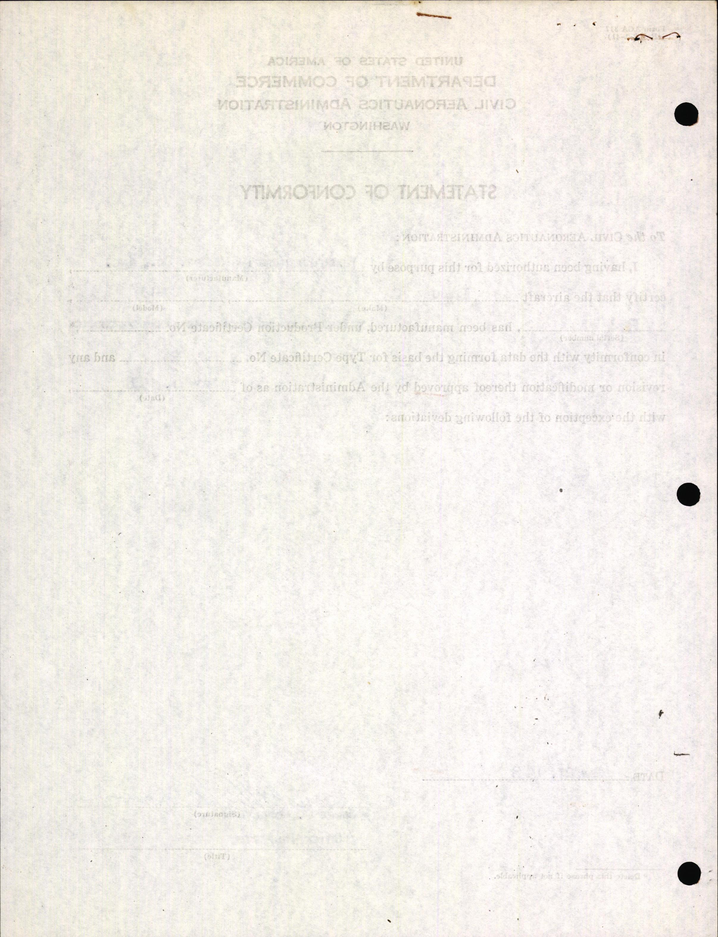 Sample page 4 from AirCorps Library document: Technical Information for Serial Number 3552