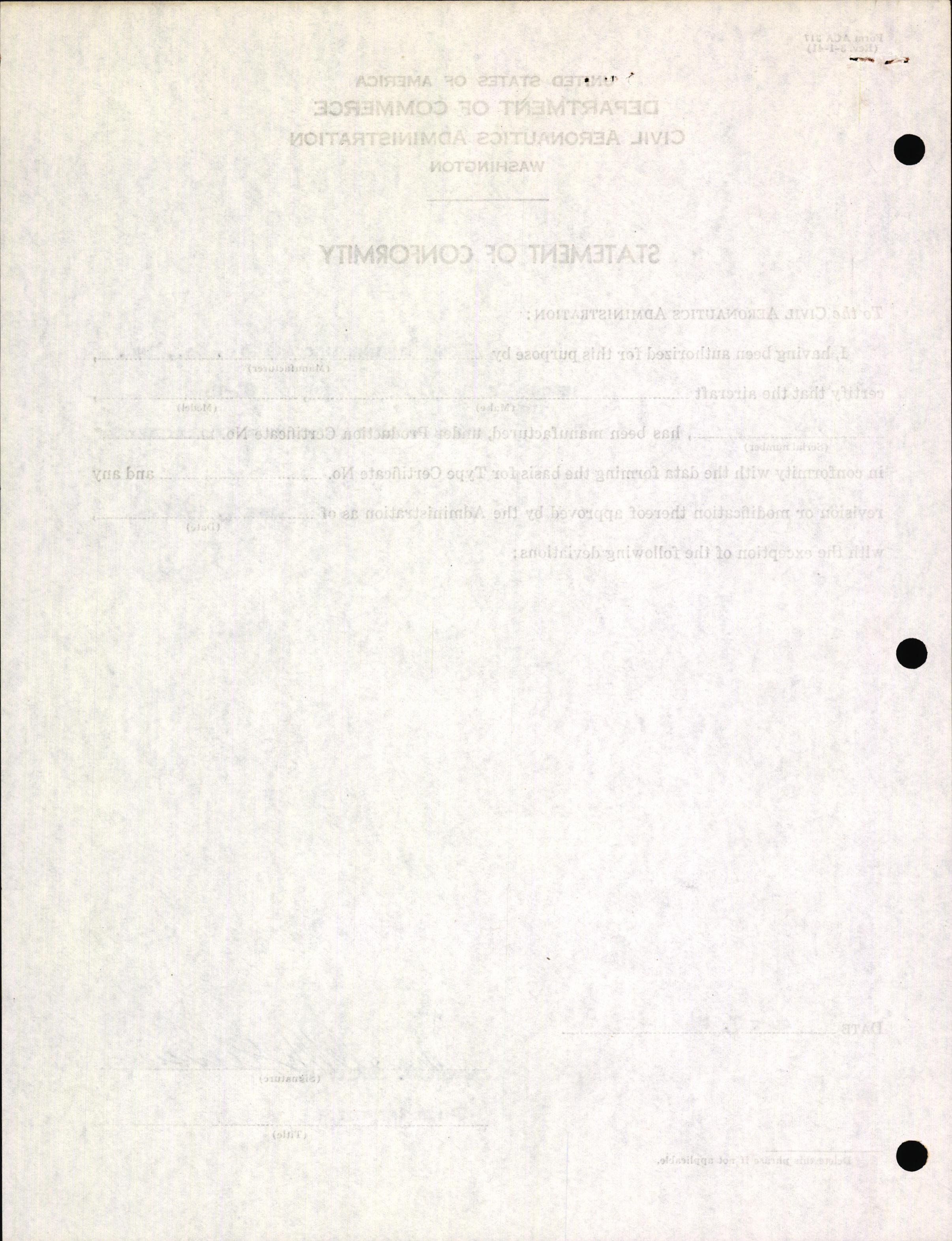 Sample page 4 from AirCorps Library document: Technical Information for Serial Number 3566