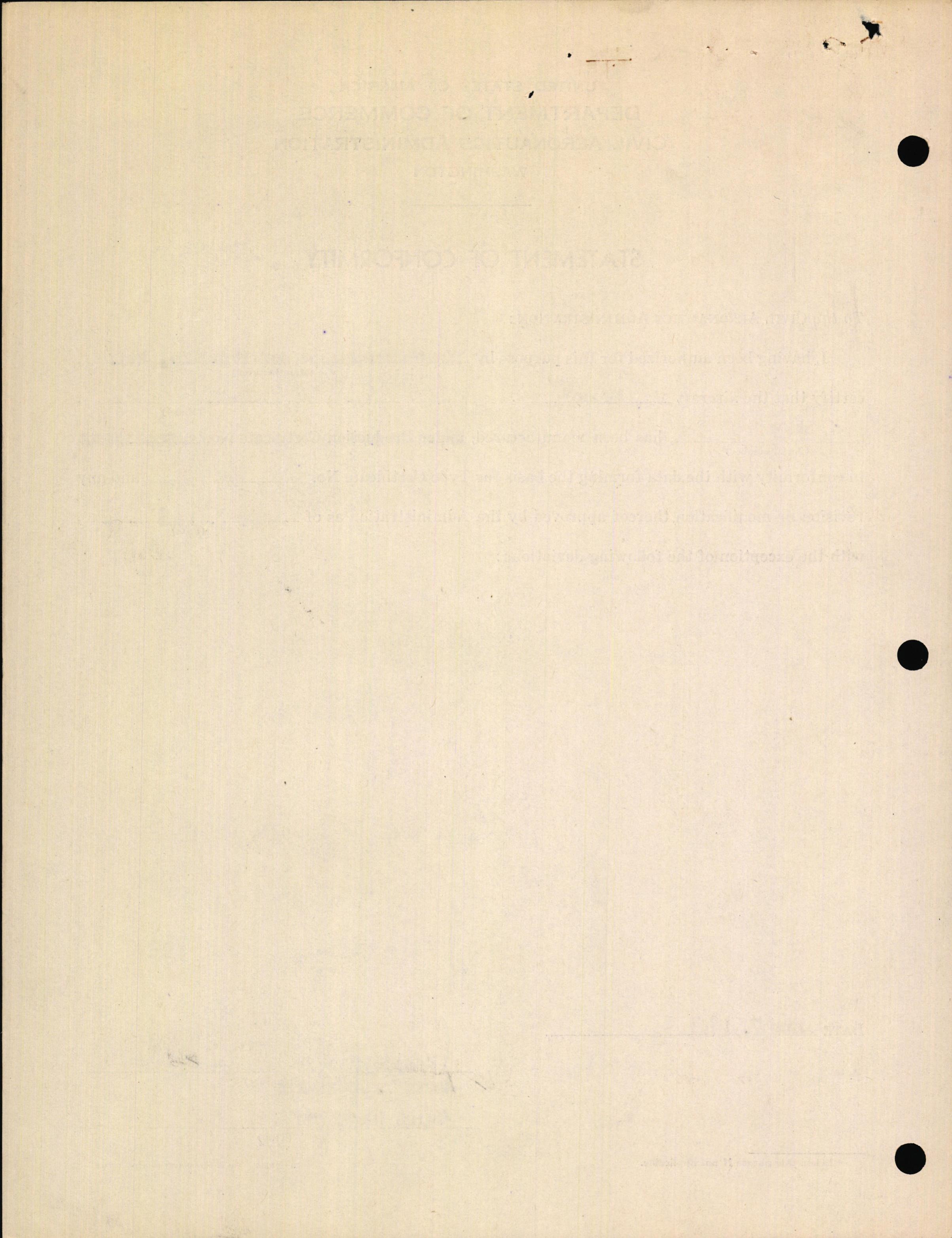 Sample page 4 from AirCorps Library document: Technical Information for Serial Number 3567
