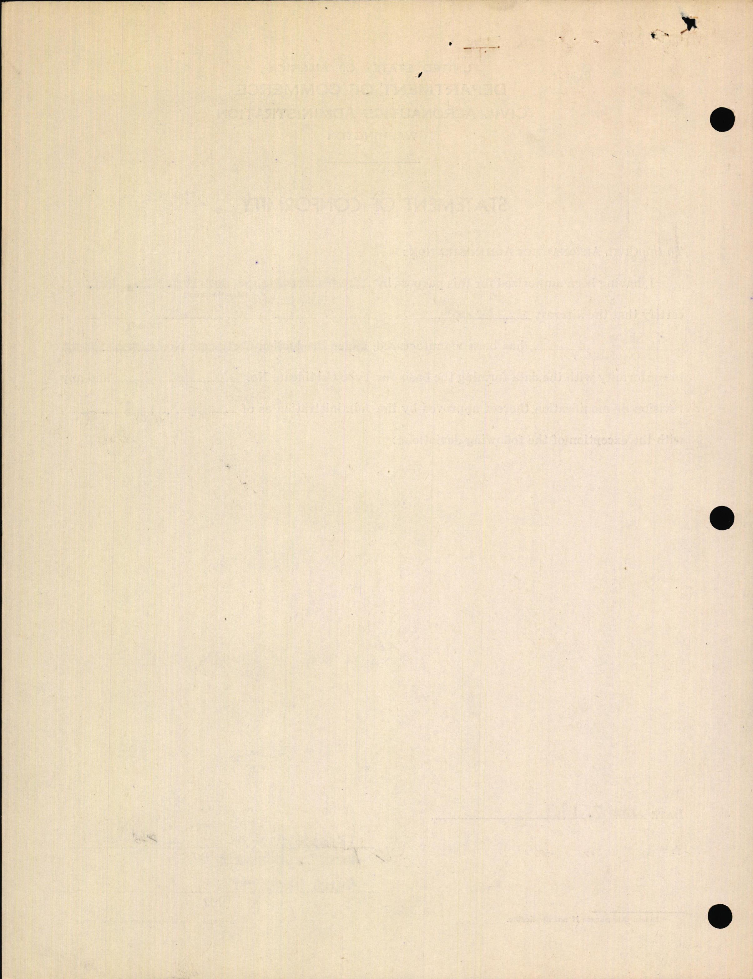 Sample page 4 from AirCorps Library document: Technical Information for Serial Number 3567