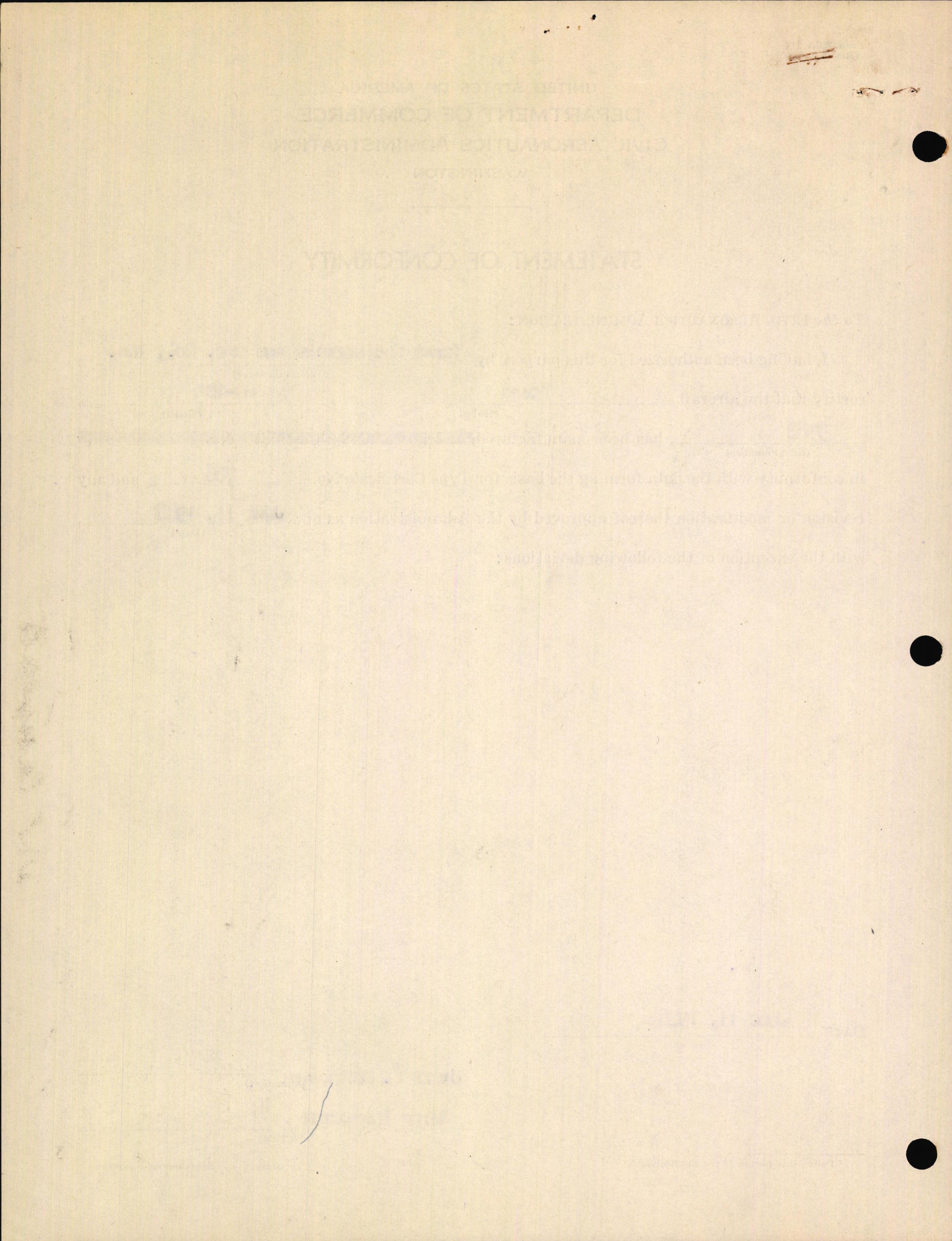 Sample page 4 from AirCorps Library document: Technical Information for Serial Number 3568