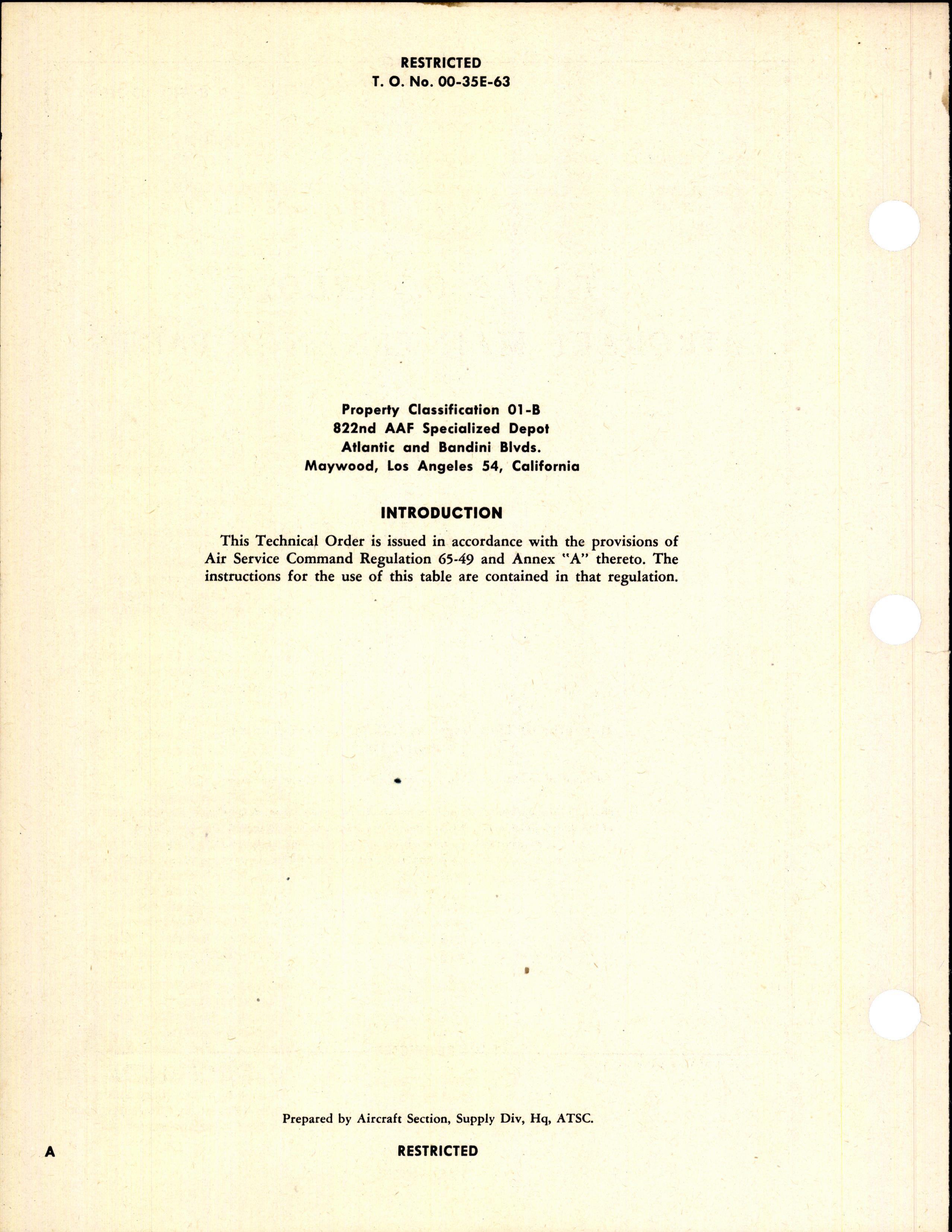 Sample page 2 from AirCorps Library document: Table of Credit Aircraft Maintenance Parts for B-24D Aircraft