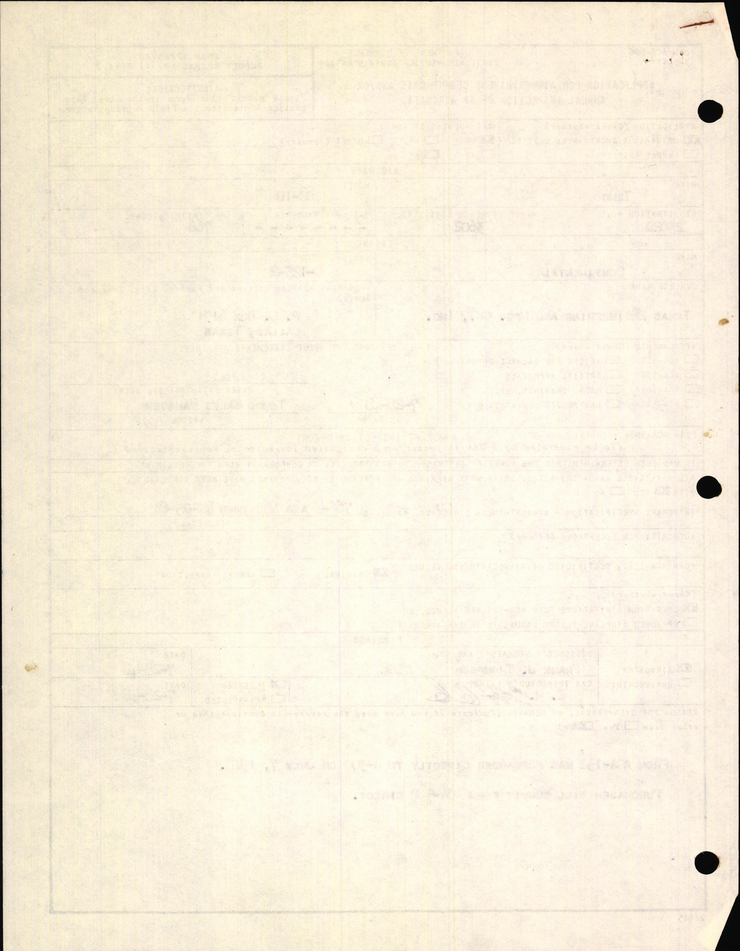 Sample page 2 from AirCorps Library document: Technical Information for Serial Number 3602