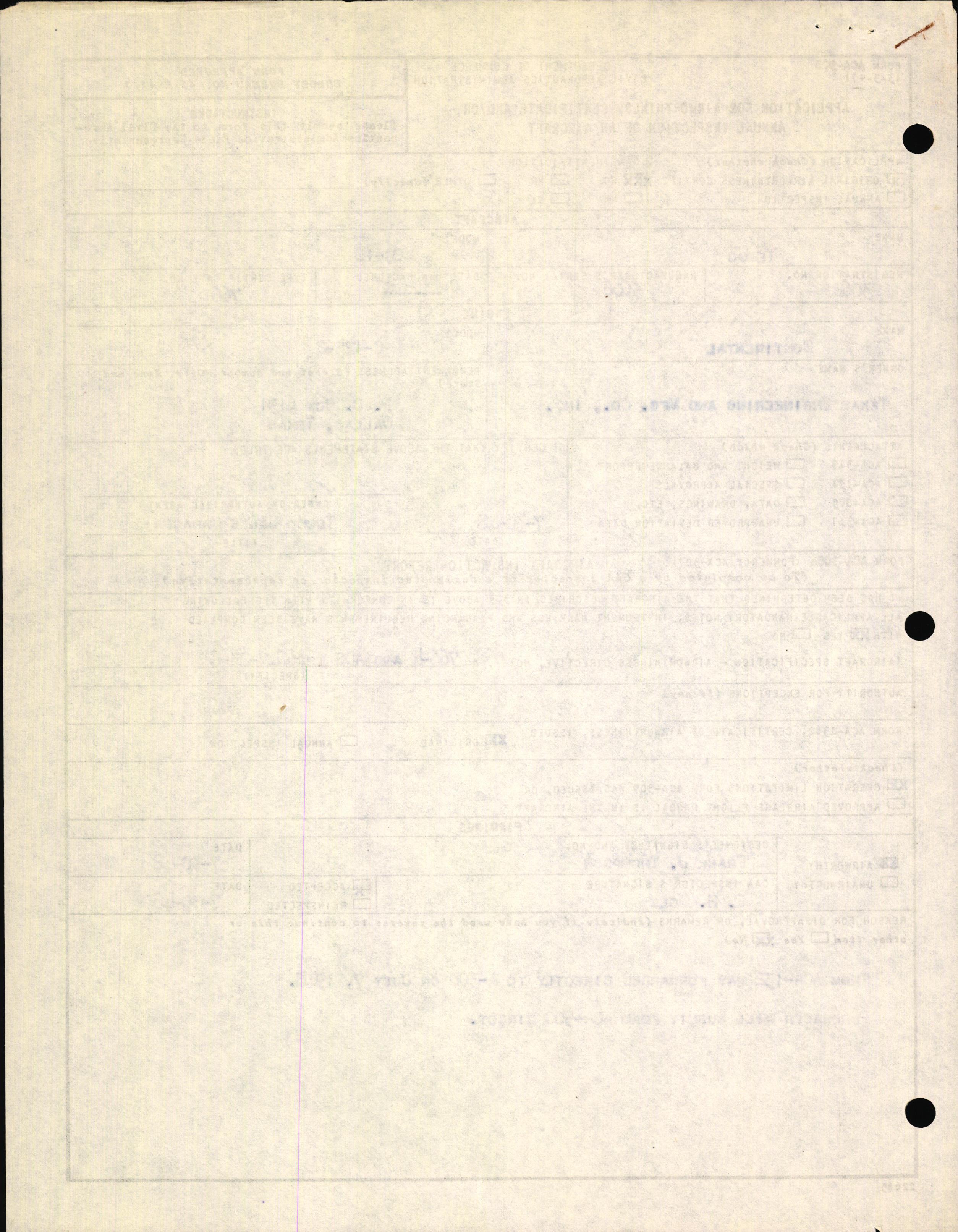 Sample page 2 from AirCorps Library document: Technical Information for Serial Number 3606