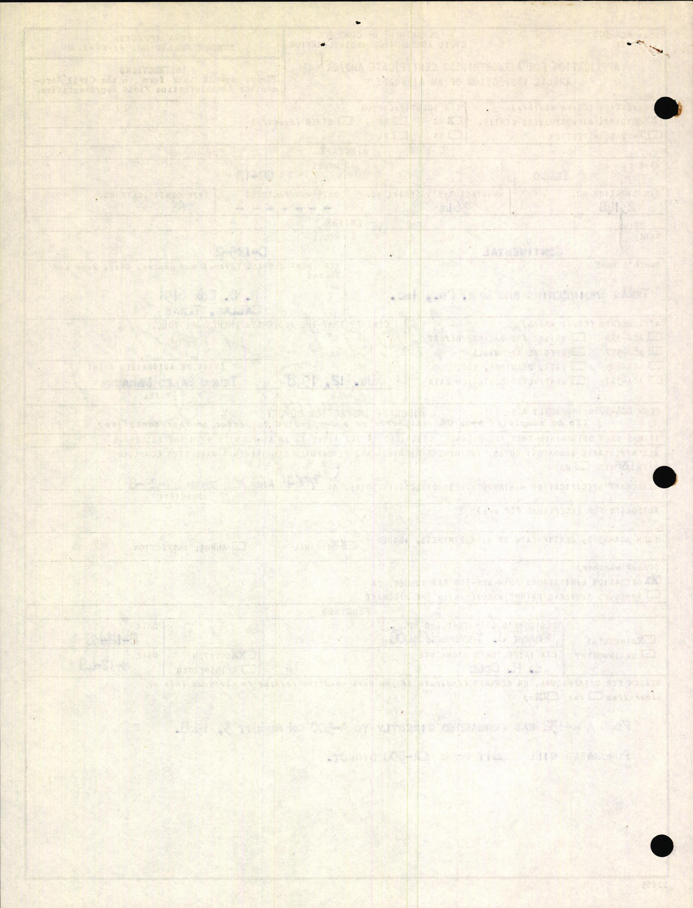 Sample page 4 from AirCorps Library document: Technical Information for Serial Number 3614