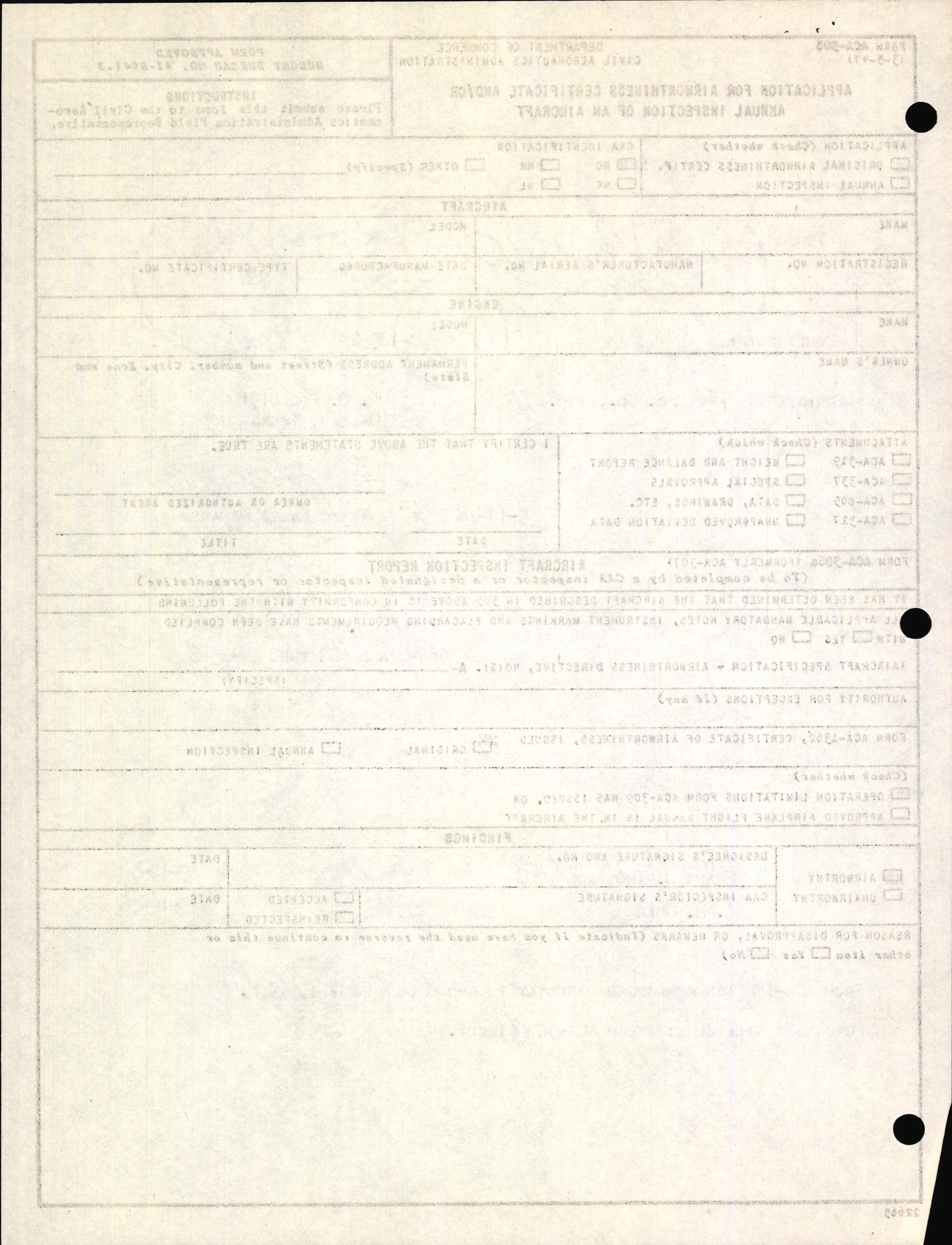 Sample page 2 from AirCorps Library document: Technical Information for Serial Number 3638
