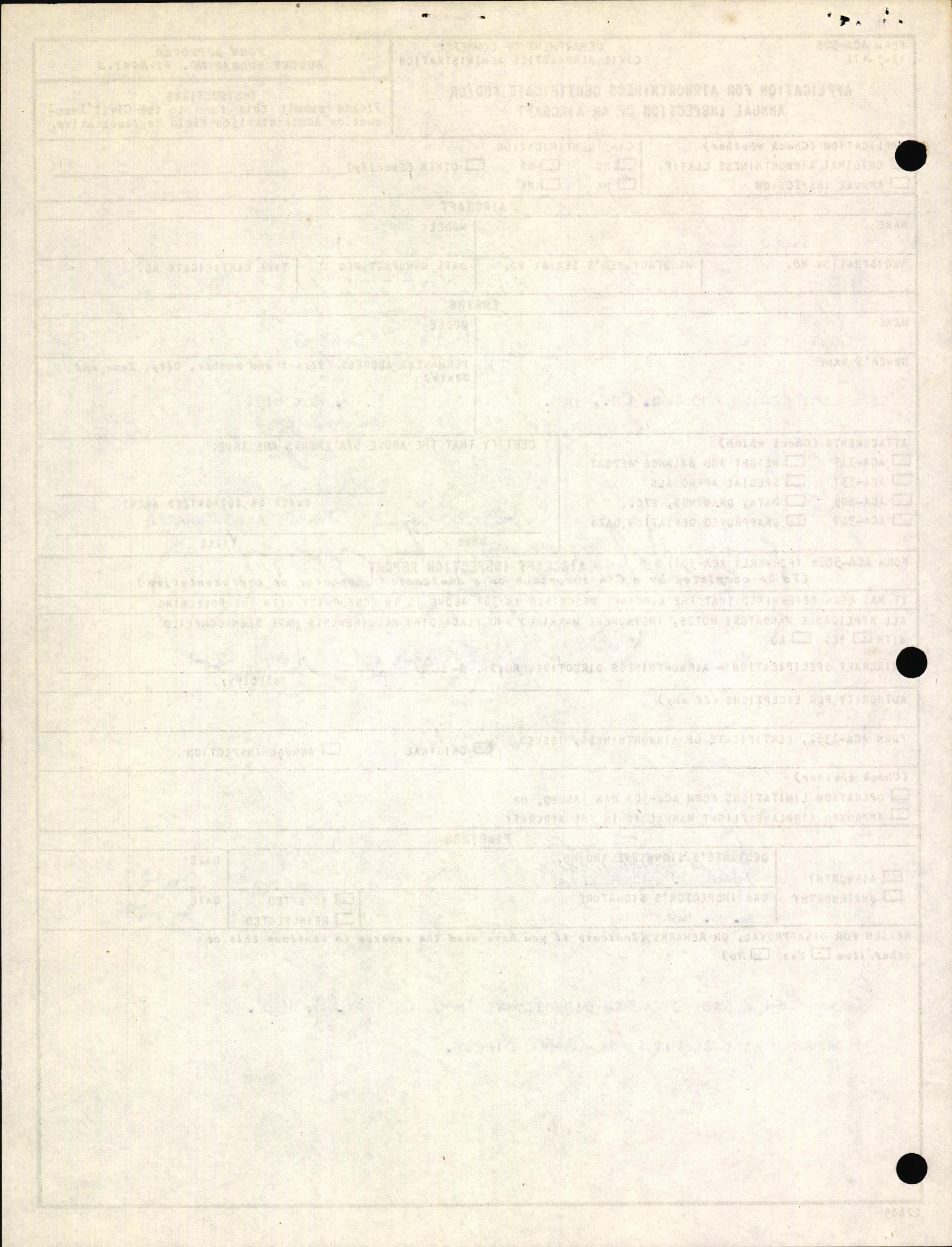 Sample page 2 from AirCorps Library document: Technical Information for Serial Number 3644