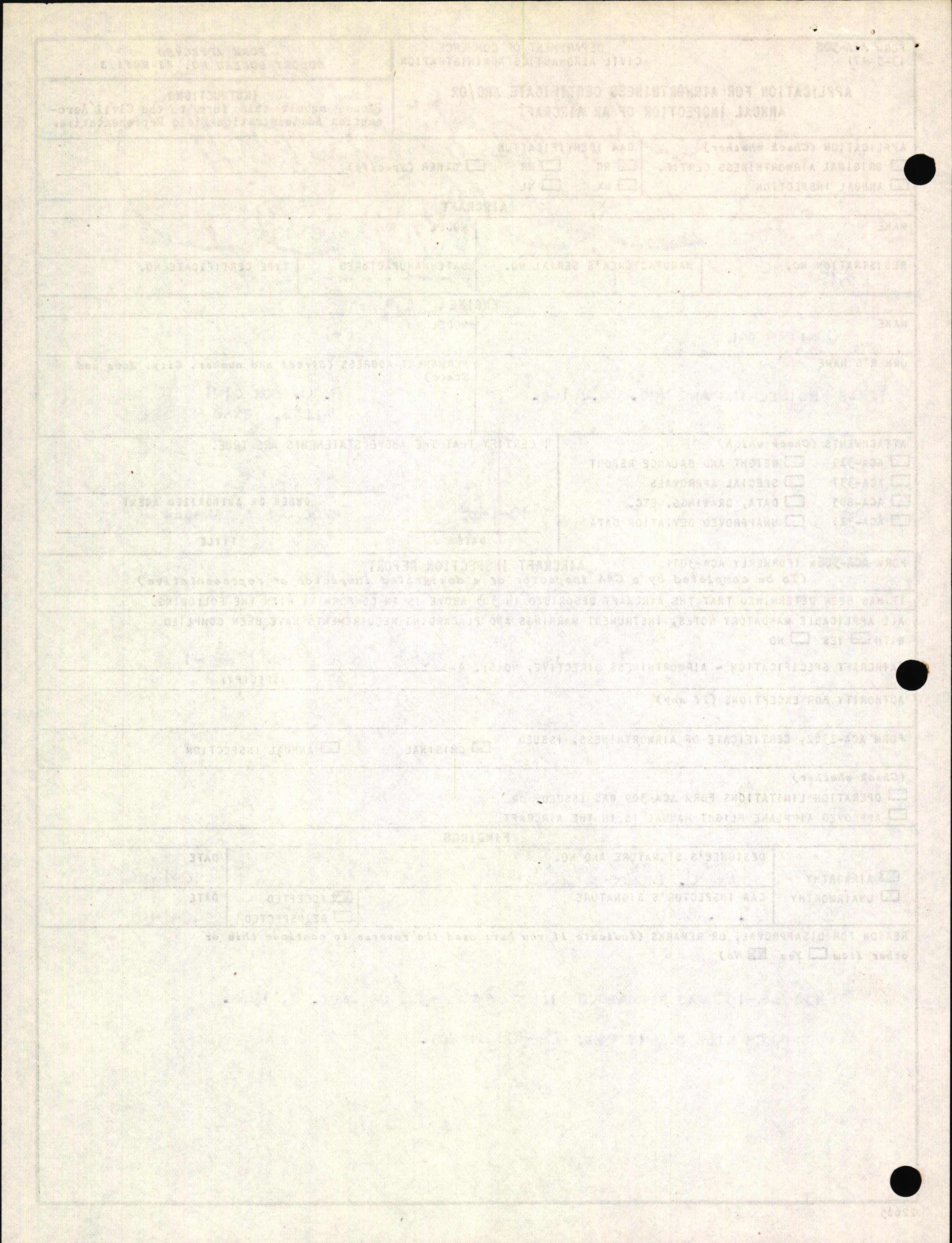 Sample page 4 from AirCorps Library document: Technical Information for Serial Number 3651