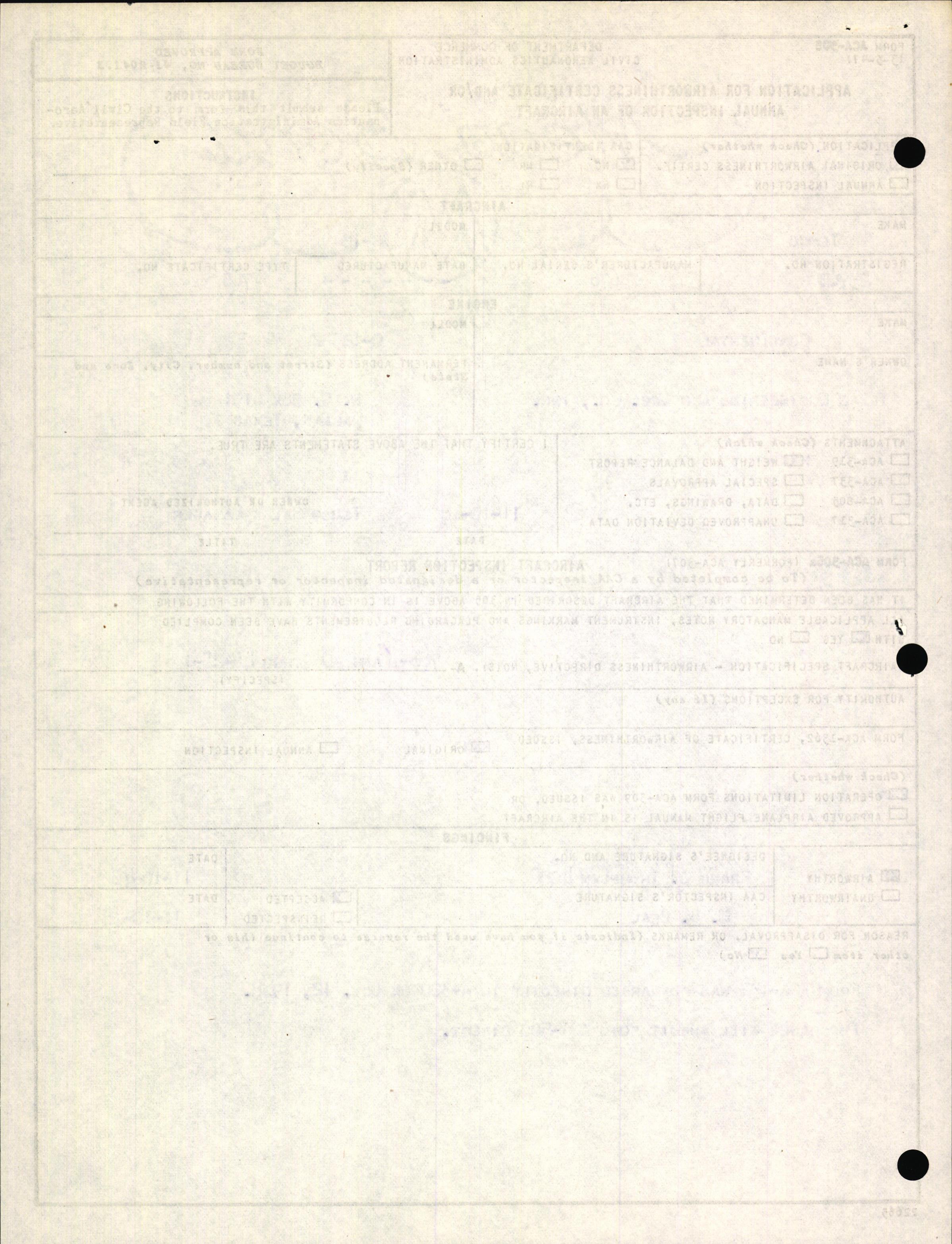 Sample page 4 from AirCorps Library document: Technical Information for Serial Number 3676