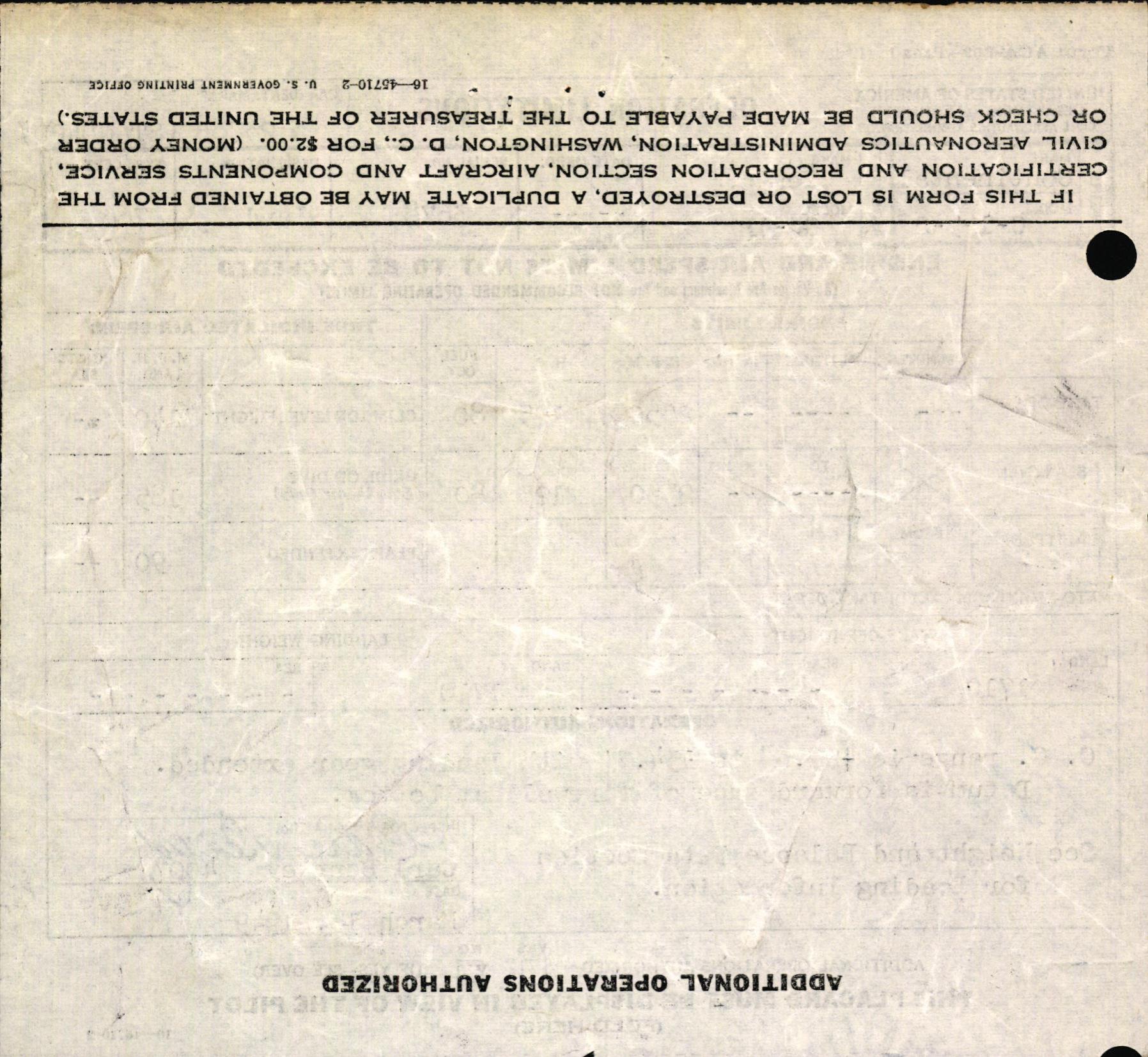 Sample page 4 from AirCorps Library document: Technical Information for Serial Number 3678