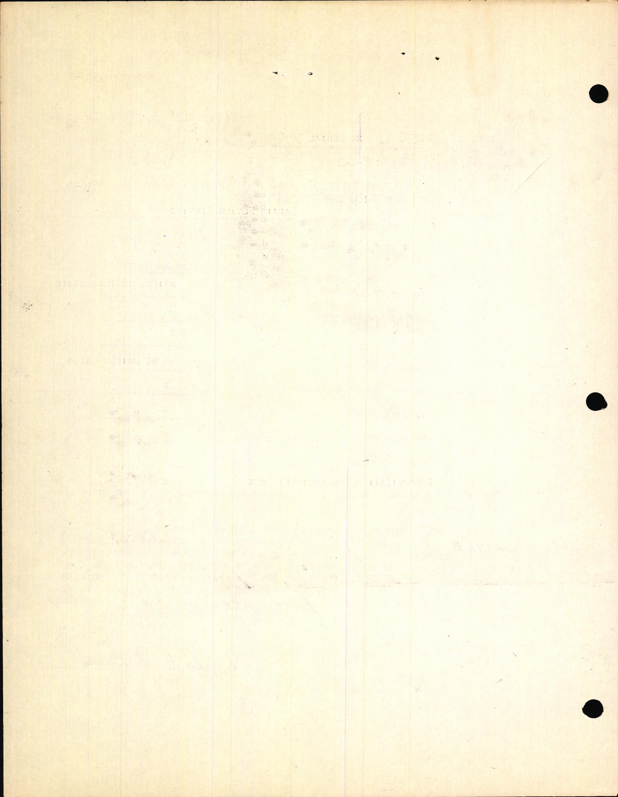Sample page 2 from AirCorps Library document: Technical Information for Serial Number 3696