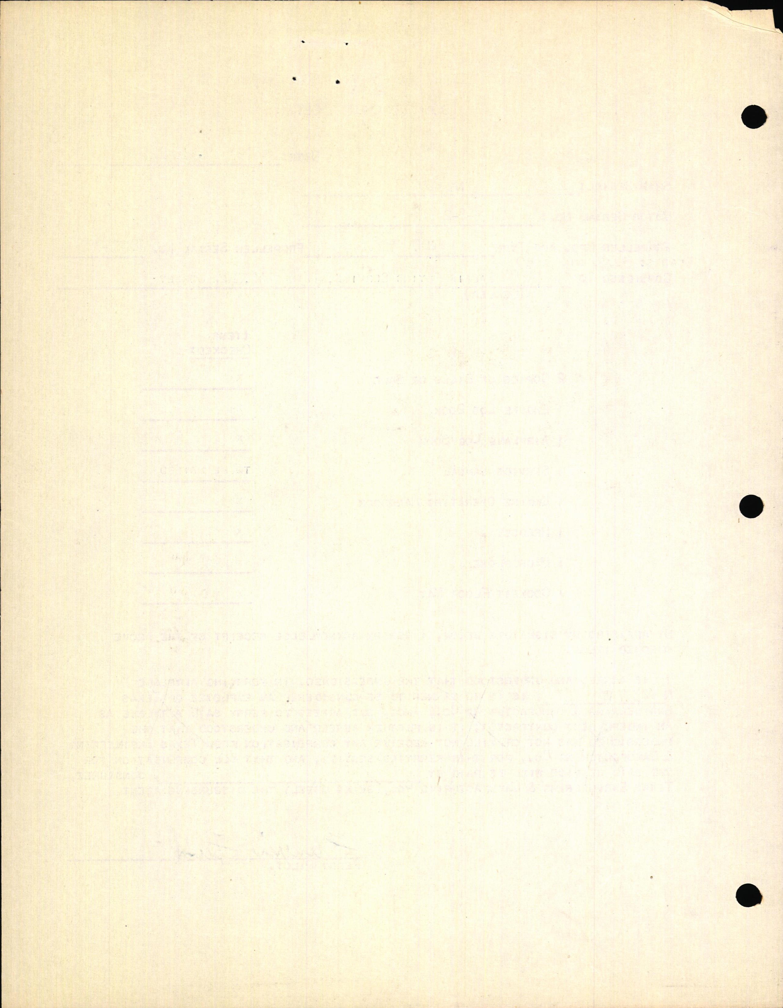 Sample page 2 from AirCorps Library document: Technical Information for Serial Number 3697