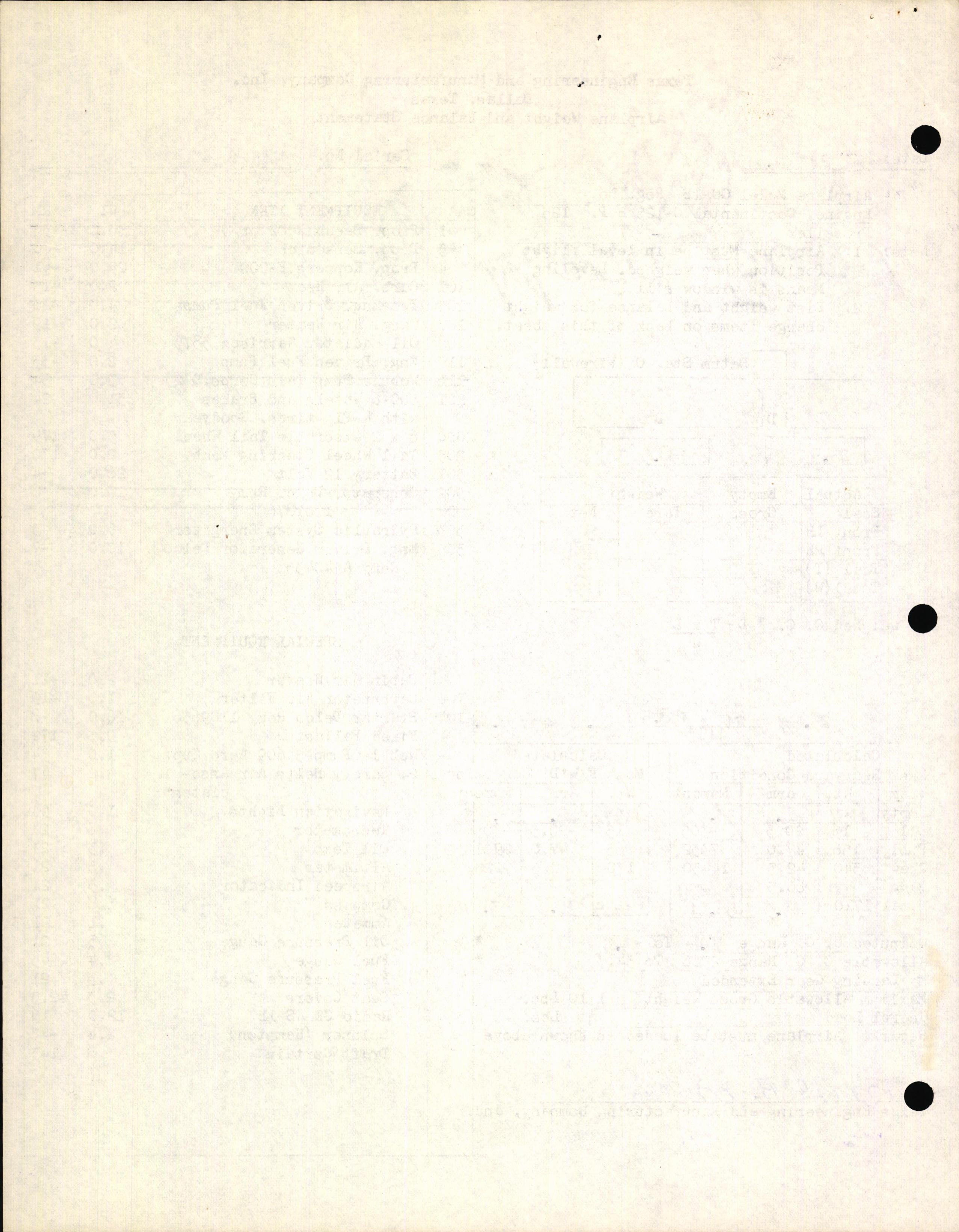 Sample page 4 from AirCorps Library document: Technical Information for Serial Number 3728