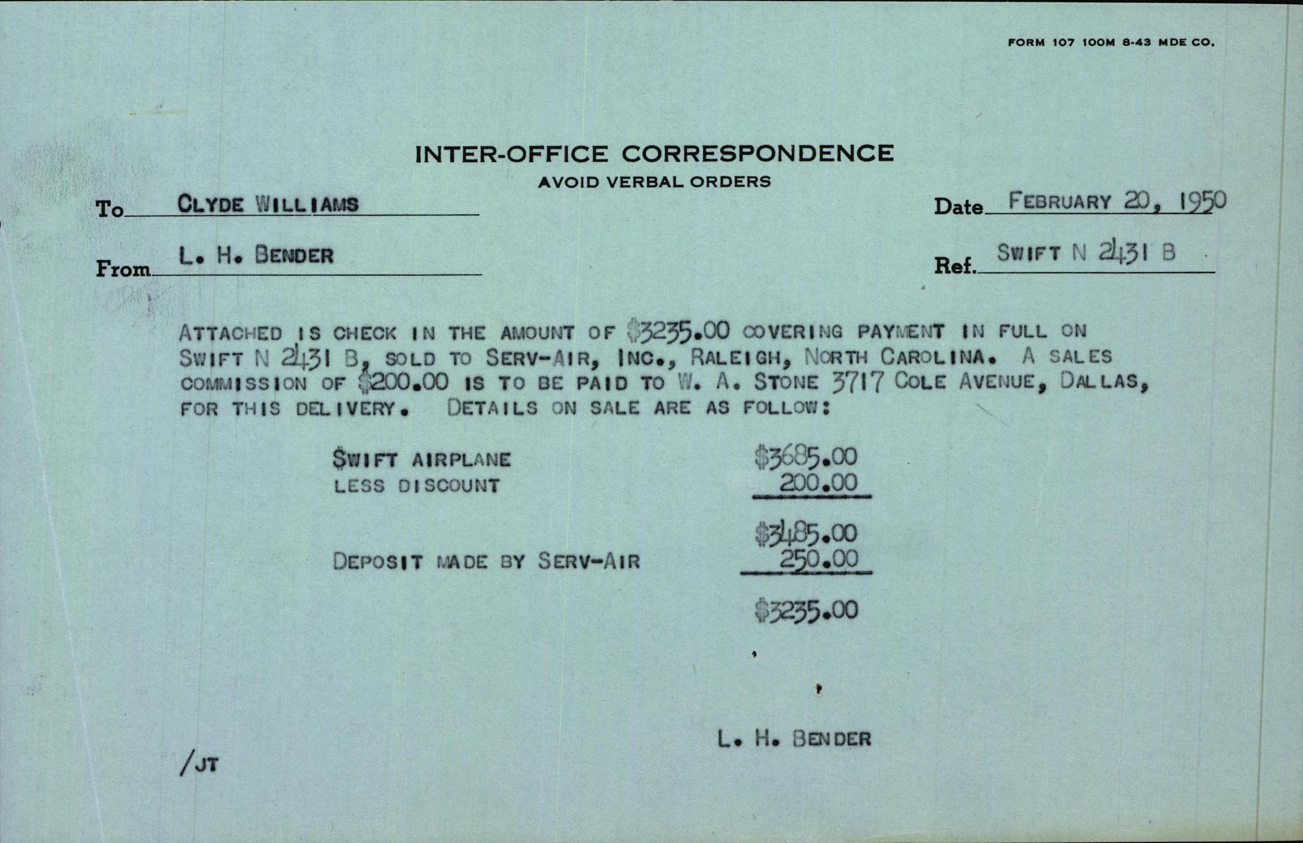 Sample page 3 from AirCorps Library document: Technical Information for Serial Number 3731
