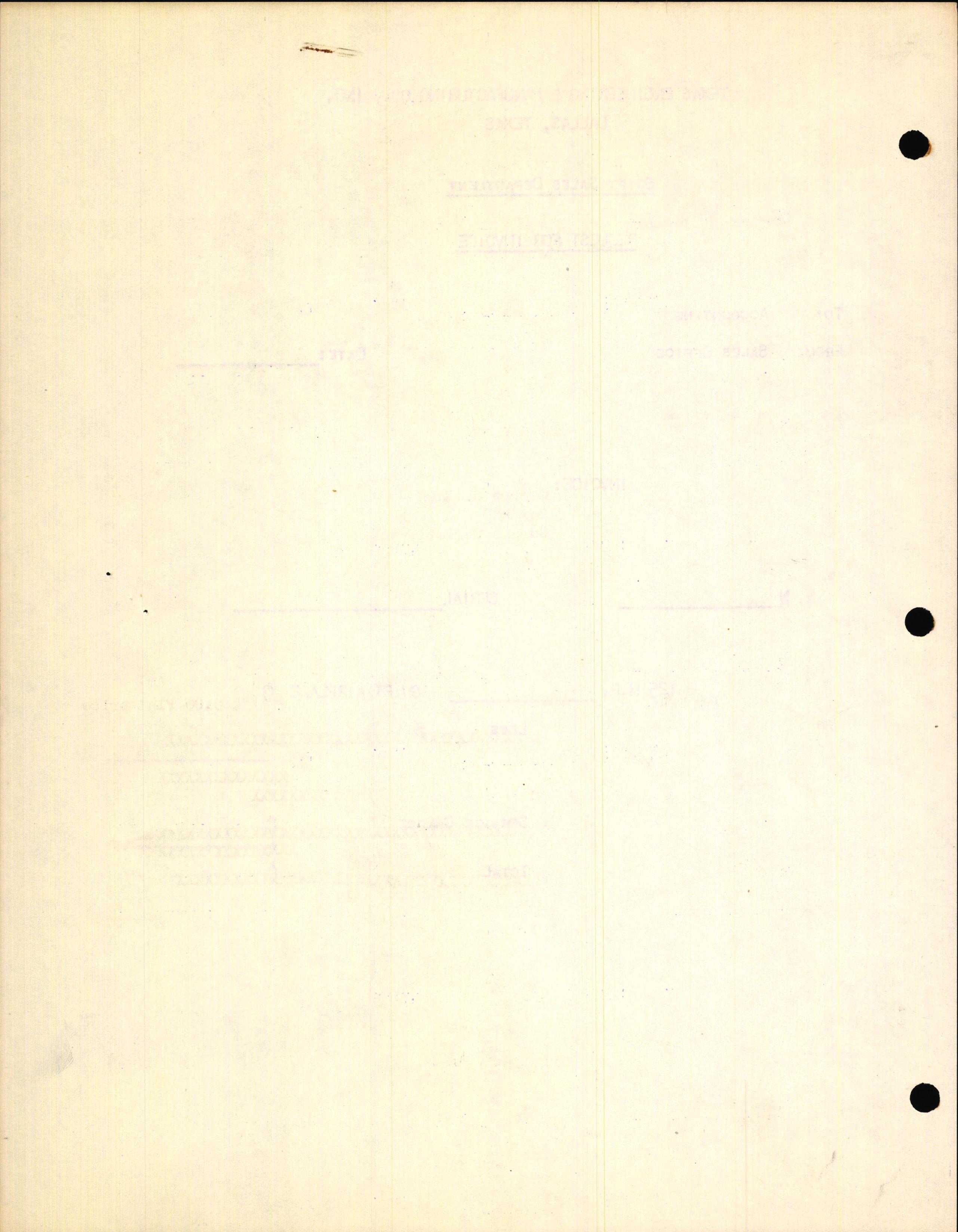 Sample page 4 from AirCorps Library document: Technical Information for Serial Number 3732