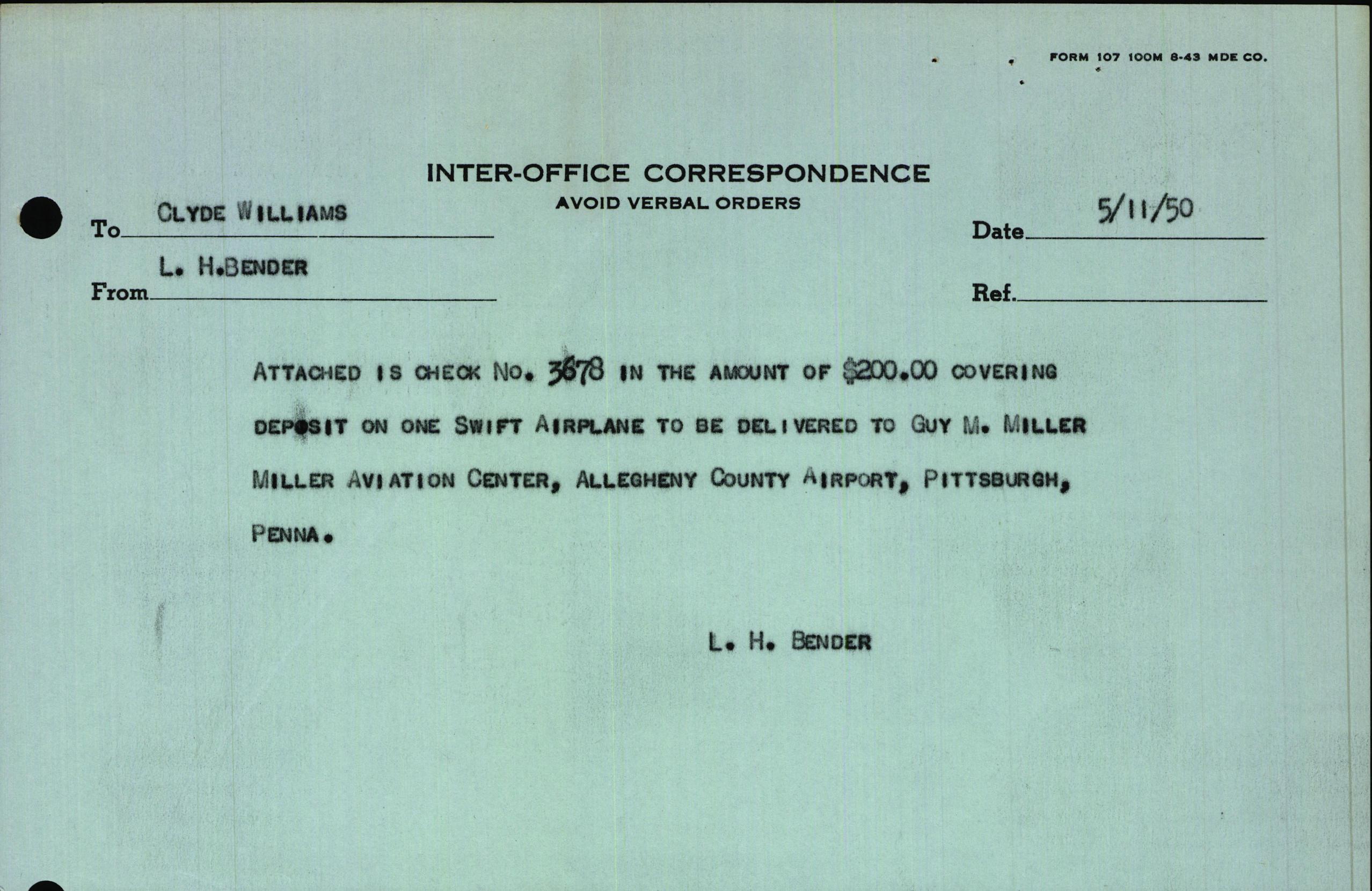 Sample page 3 from AirCorps Library document: Technical Information for Serial Number 3738