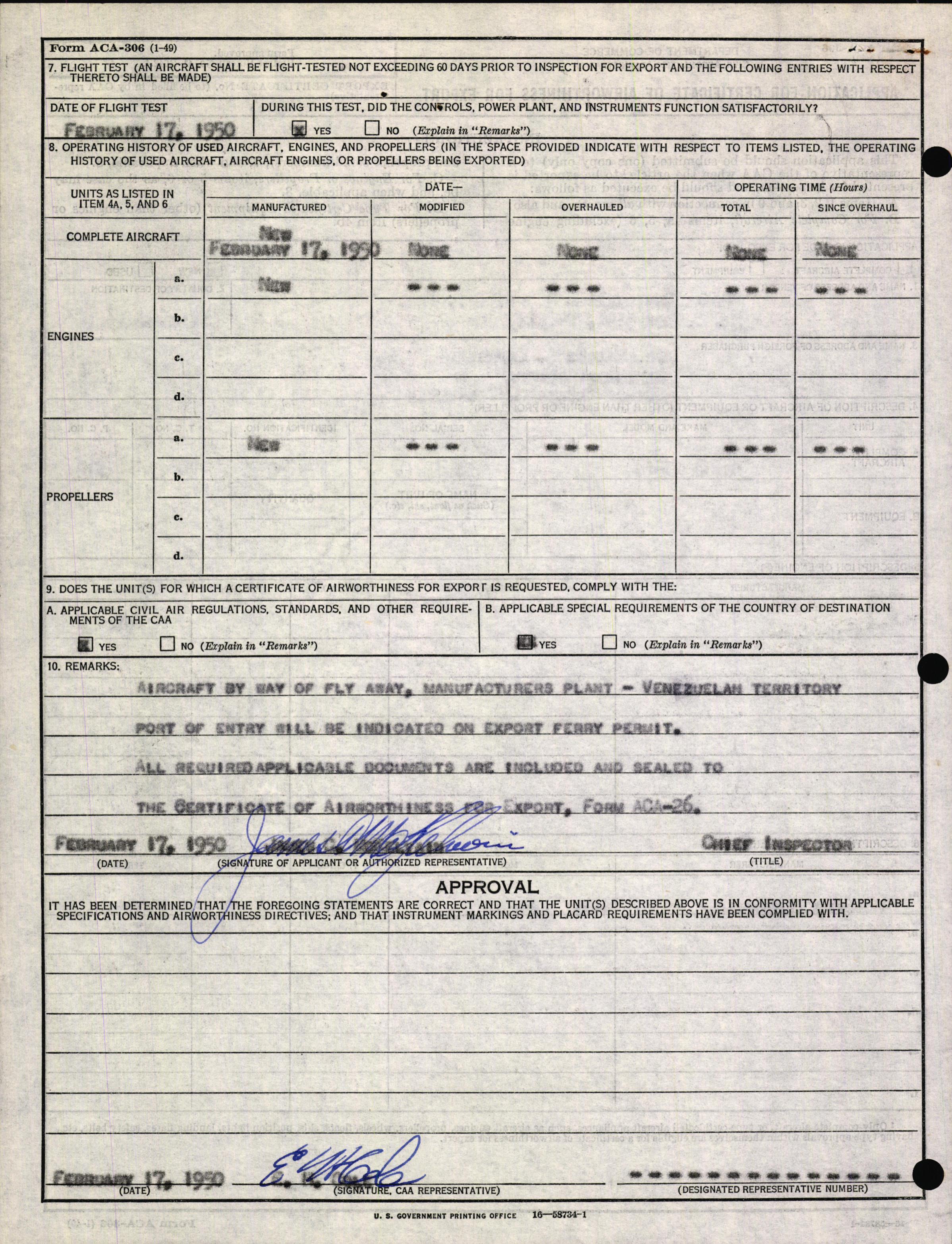 Sample page 4 from AirCorps Library document: Technical Information for Serial Number 3748