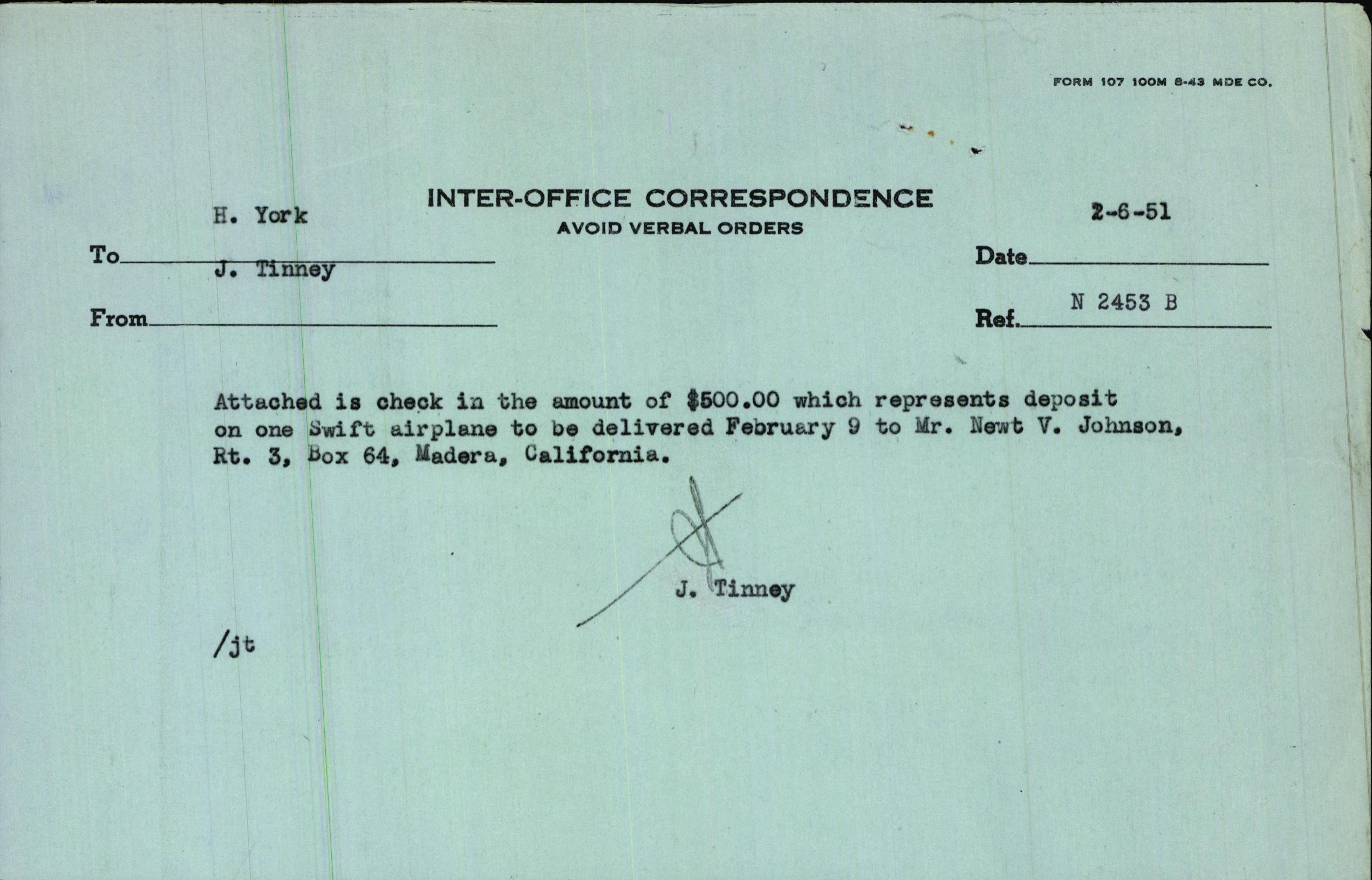Sample page 3 from AirCorps Library document: Technical Information for Serial Number 3753