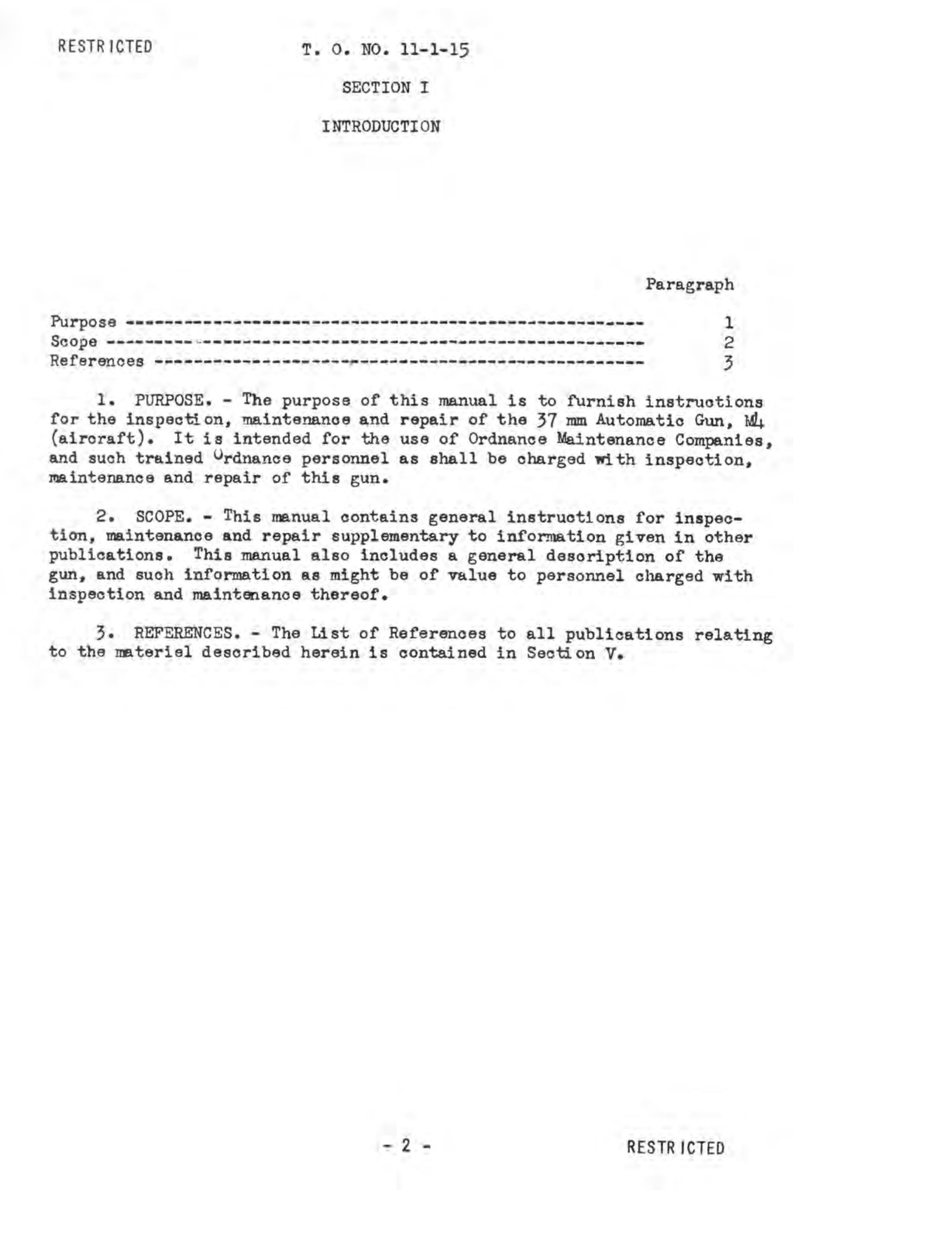 Sample page 4 from AirCorps Library document: Handbook for 37 MM Automatic Gun