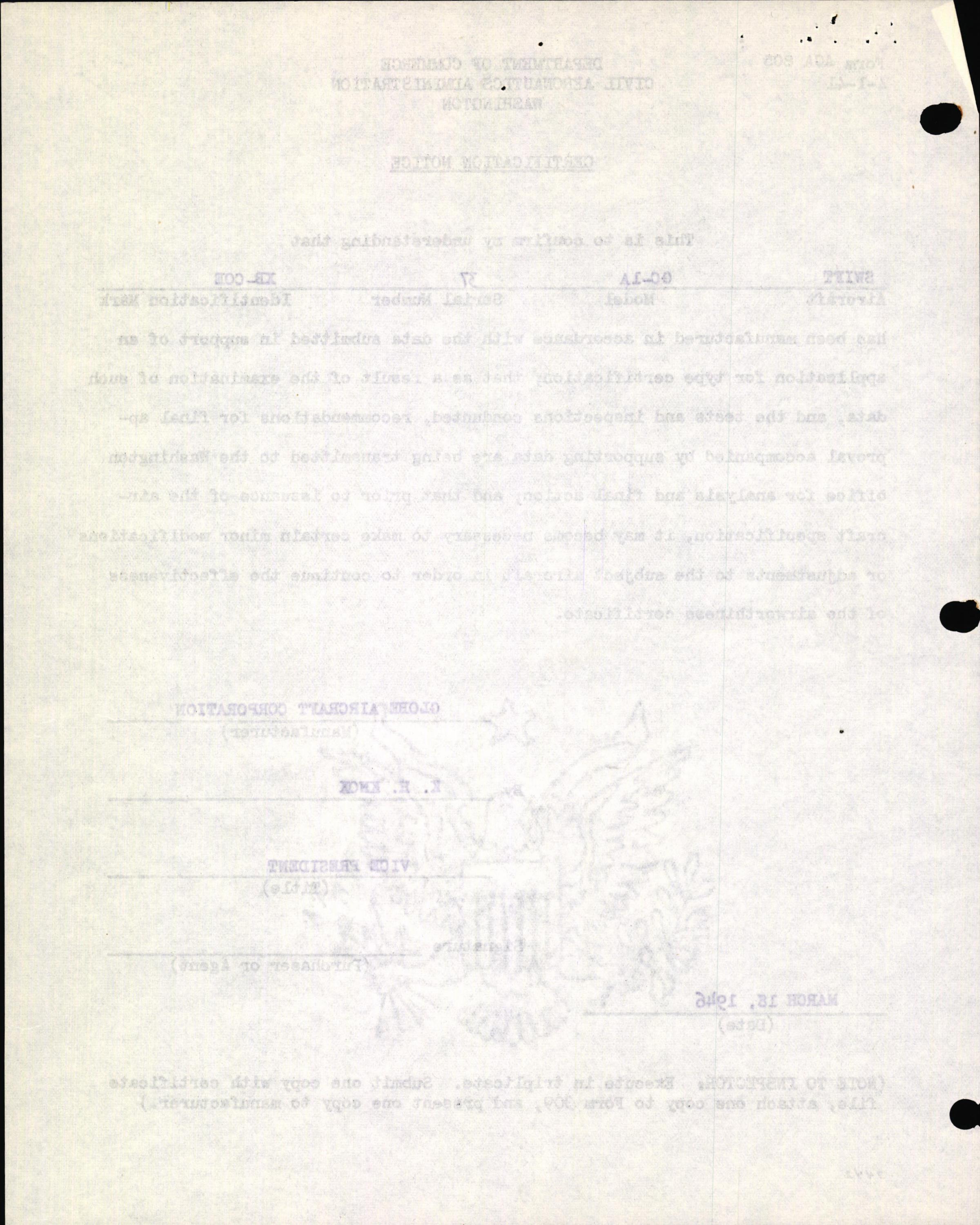 Sample page 6 from AirCorps Library document: Technical Information for Serial Number 37