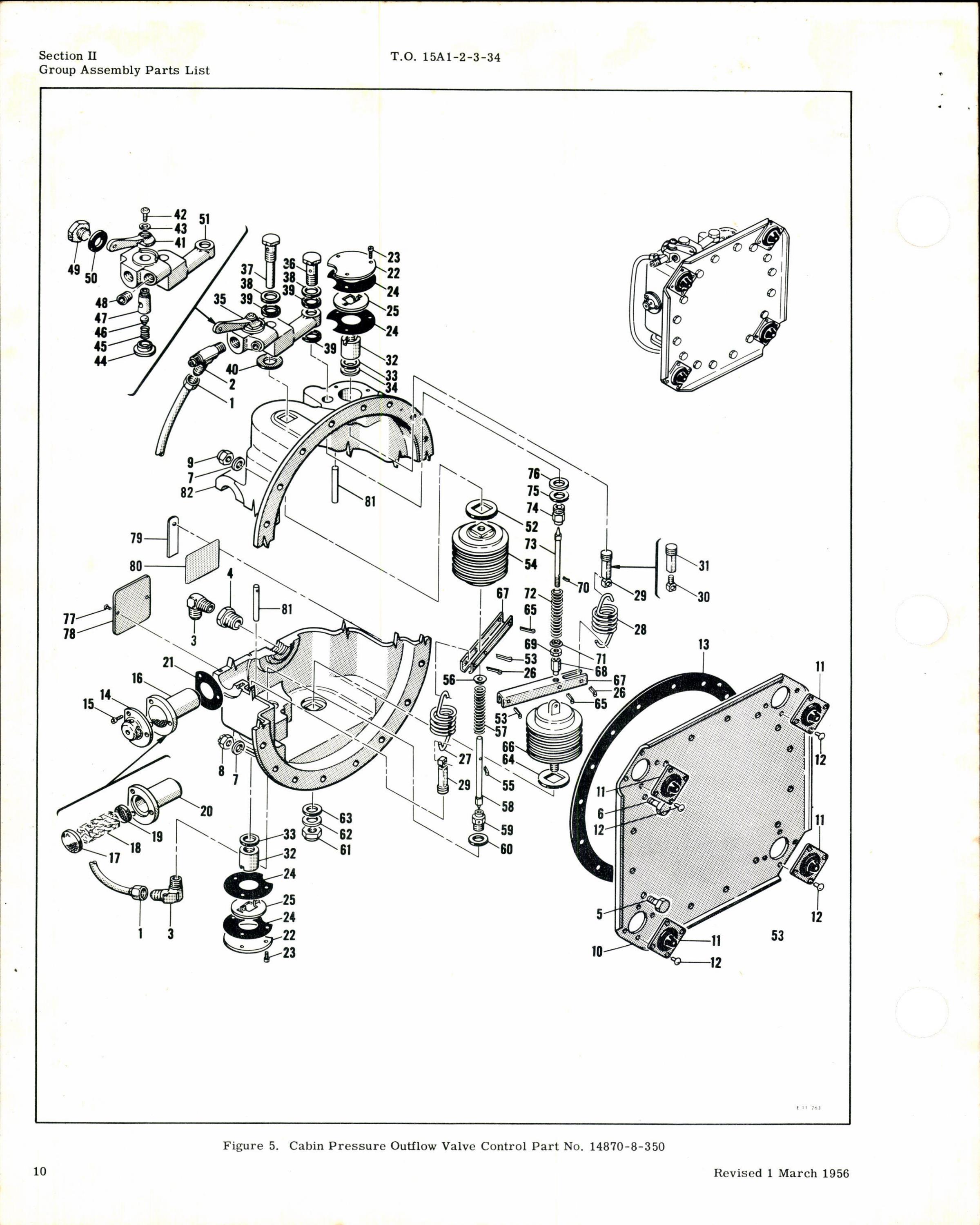 Sample page 4 from AirCorps Library document: Illustrated Parts Breakdown for Airesearch Cabin Pressure Regulators