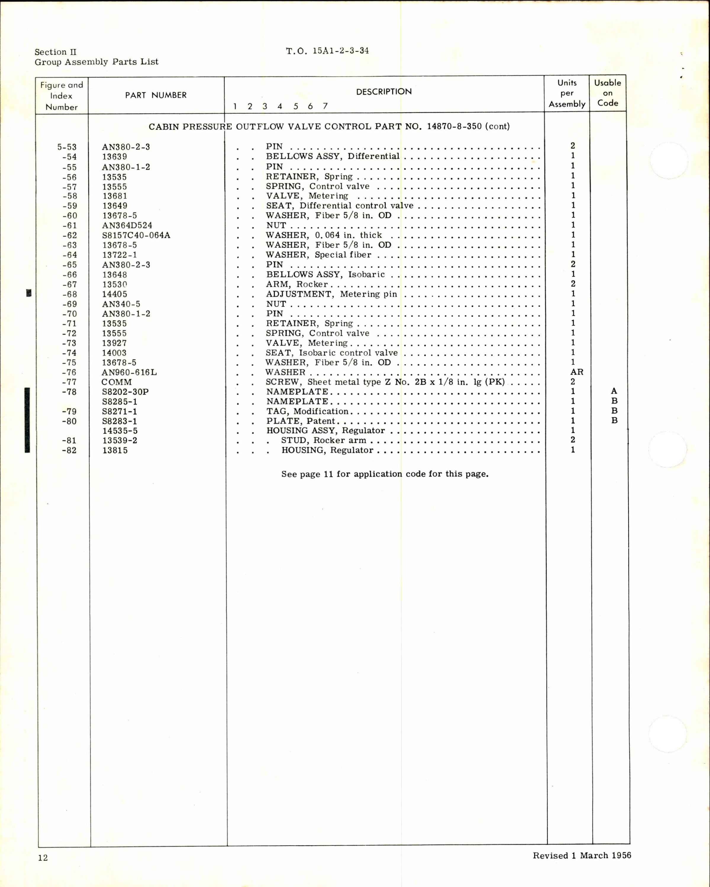 Sample page 6 from AirCorps Library document: Illustrated Parts Breakdown for Airesearch Cabin Pressure Regulators