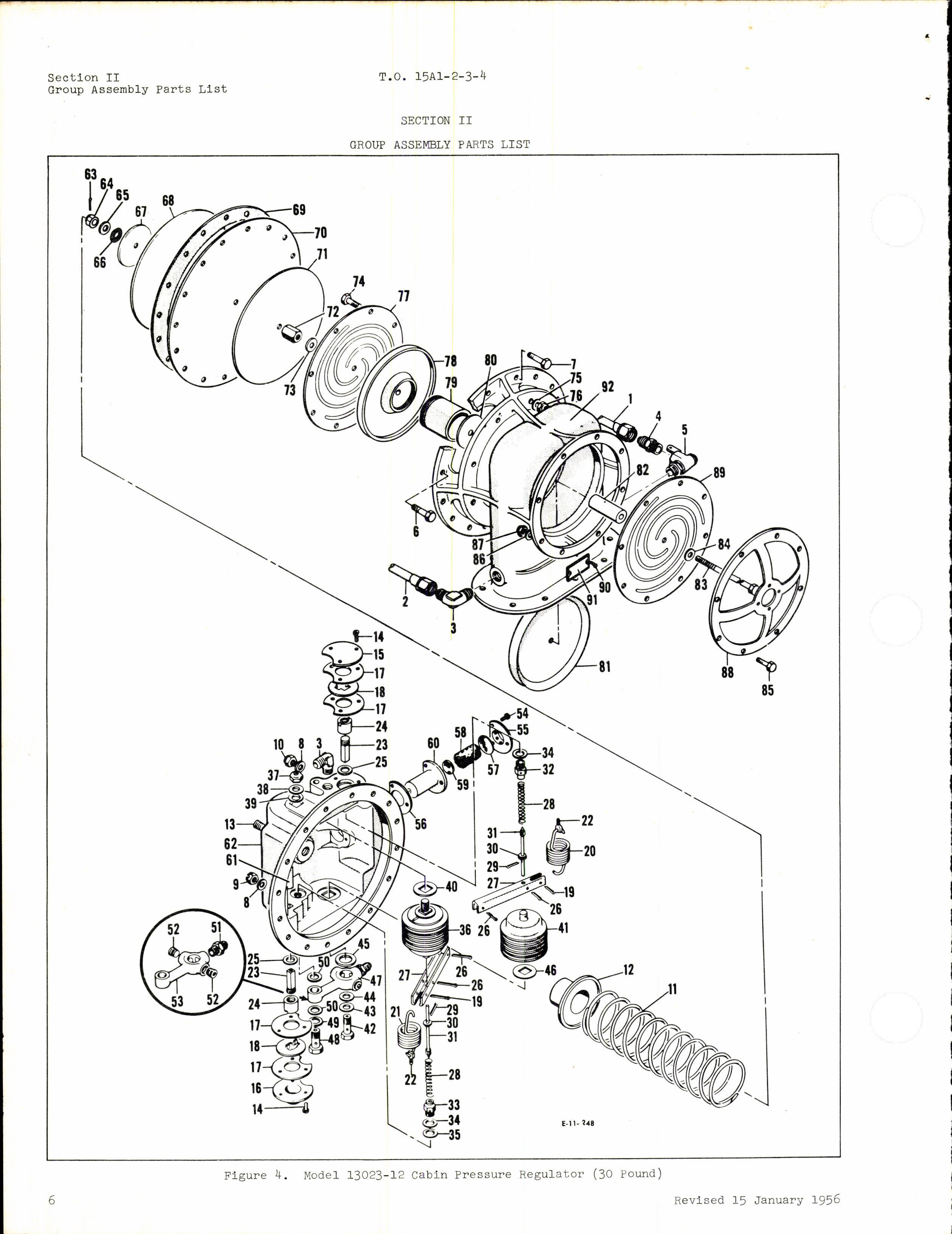 Sample page 10 from AirCorps Library document: Parts Catalog for Airesearch Cabin Pressure Regulators