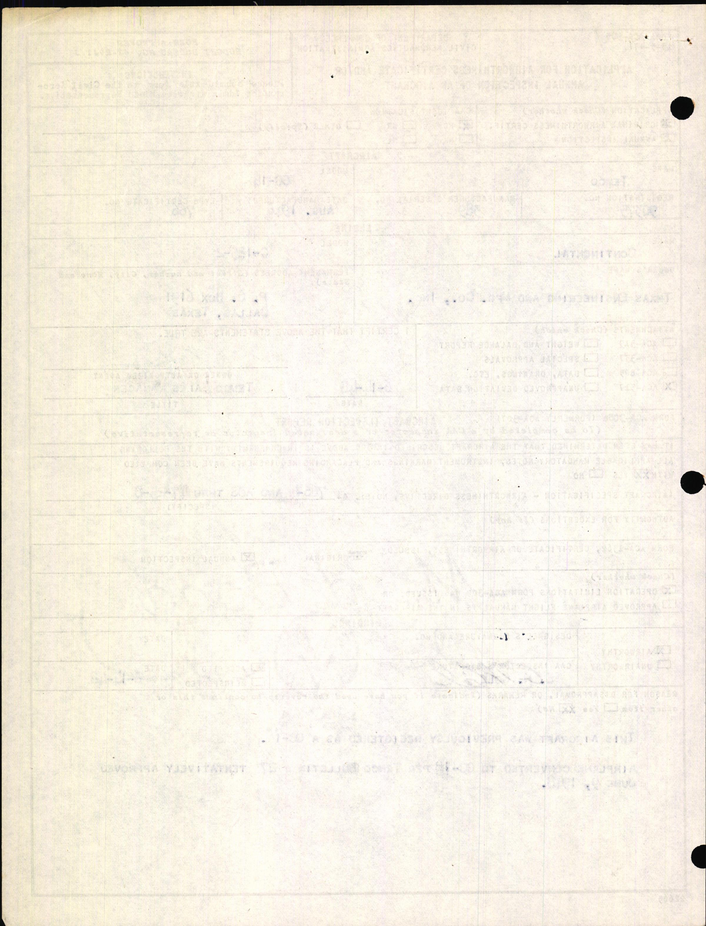 Sample page 4 from AirCorps Library document: Technical Information for Serial Number 389