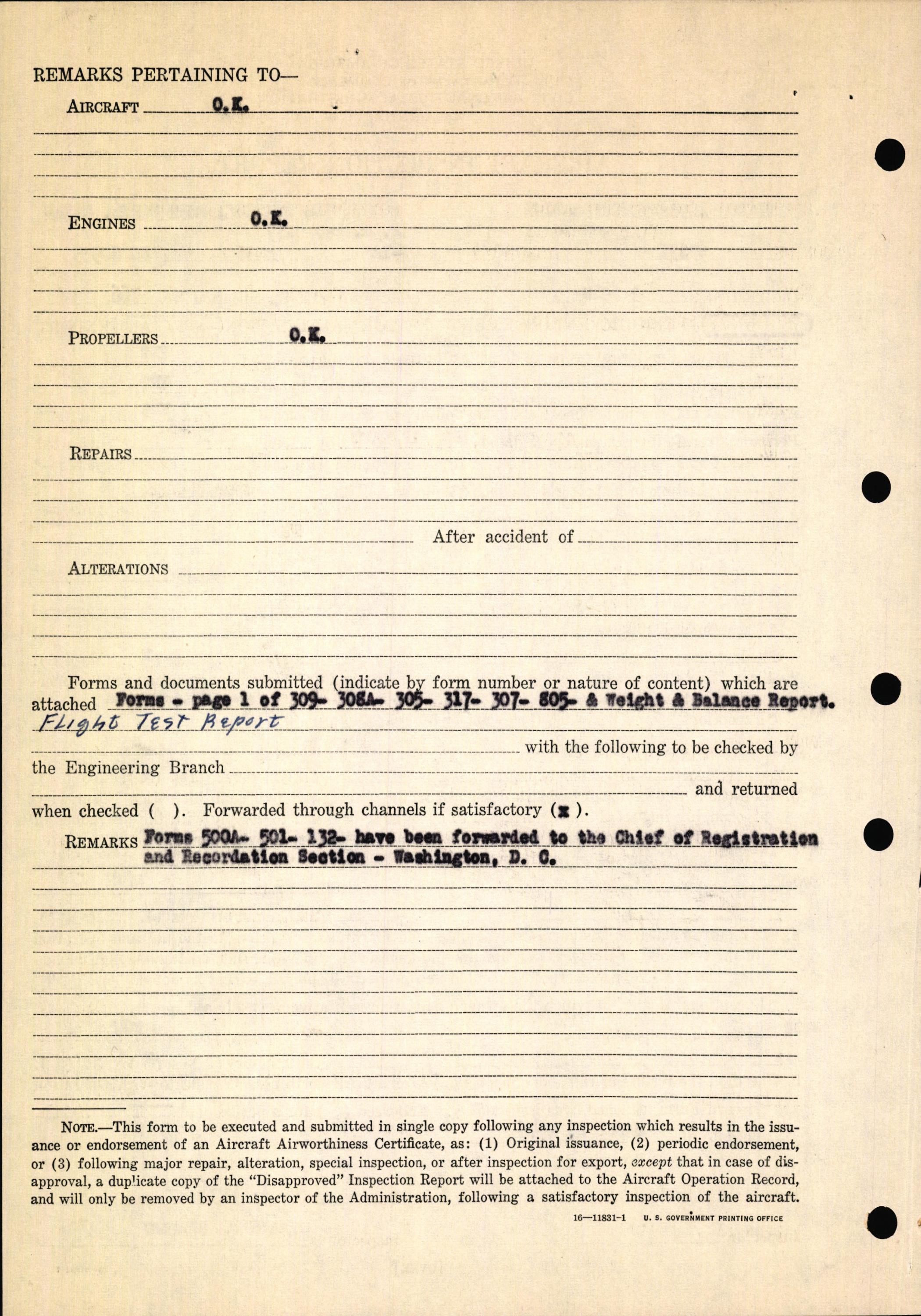 Sample page 6 from AirCorps Library document: Technical Information for Serial Number 38