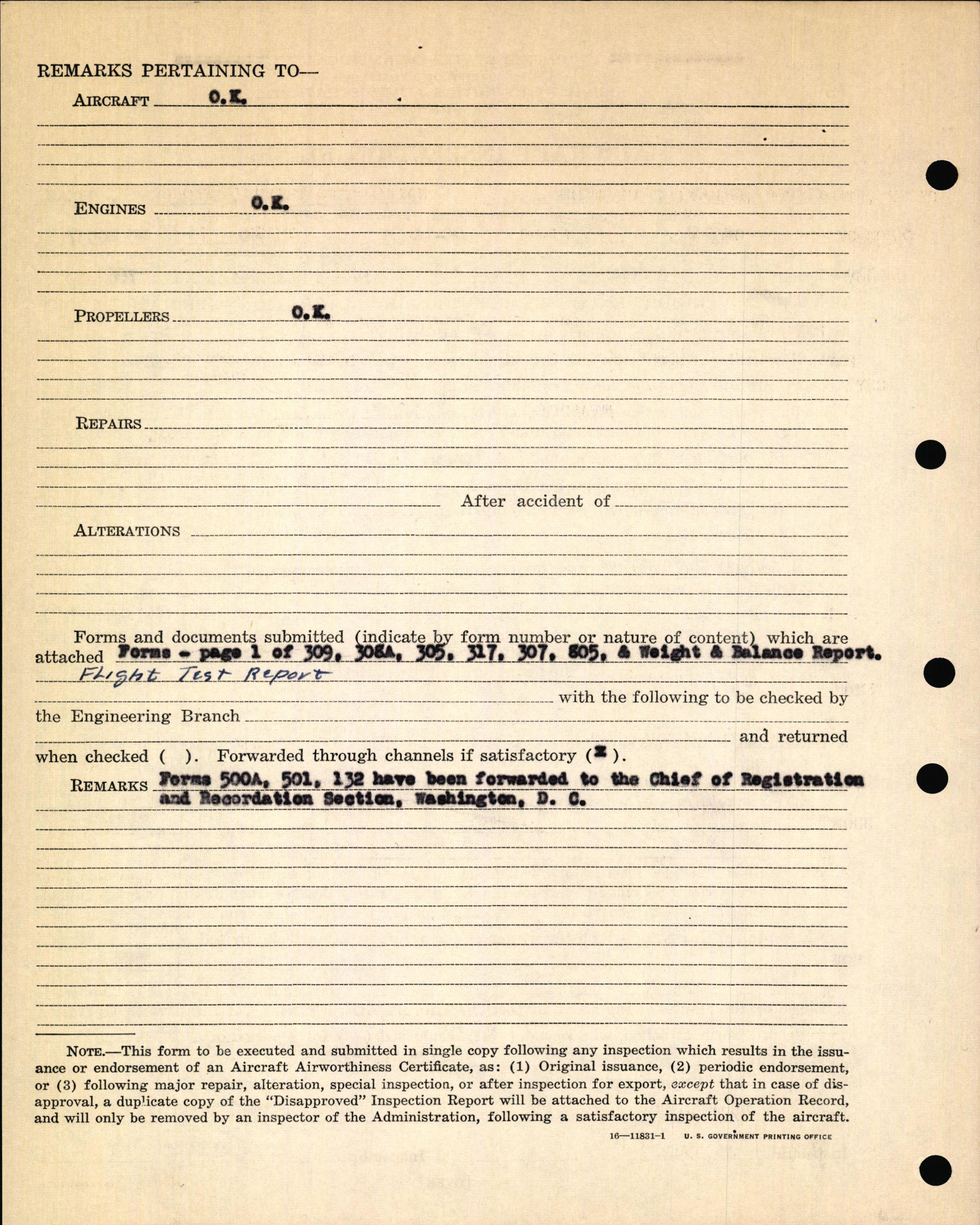 Sample page 6 from AirCorps Library document: Technical Information for Serial Number 40