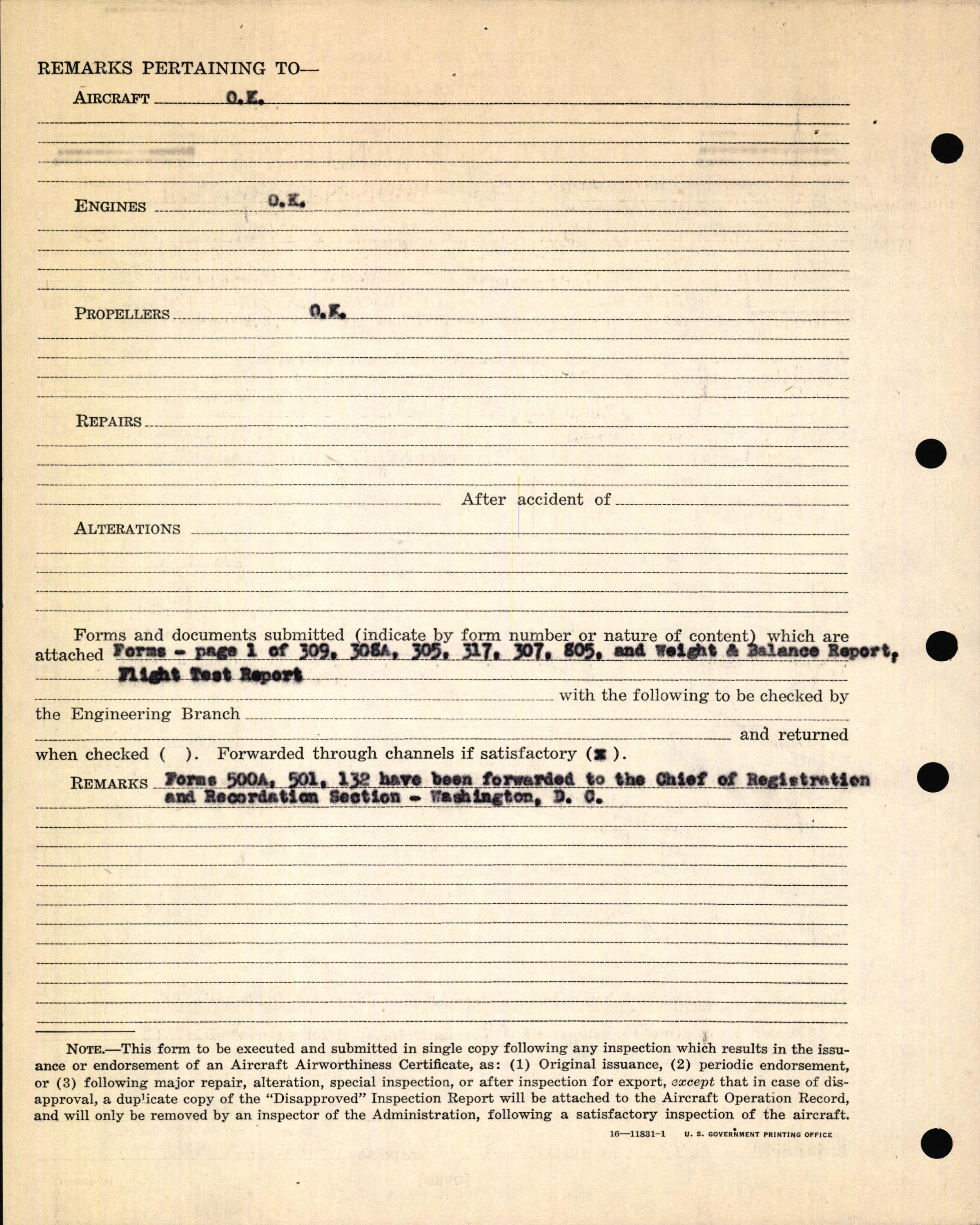 Sample page 6 from AirCorps Library document: Technical Information for Serial Number 41