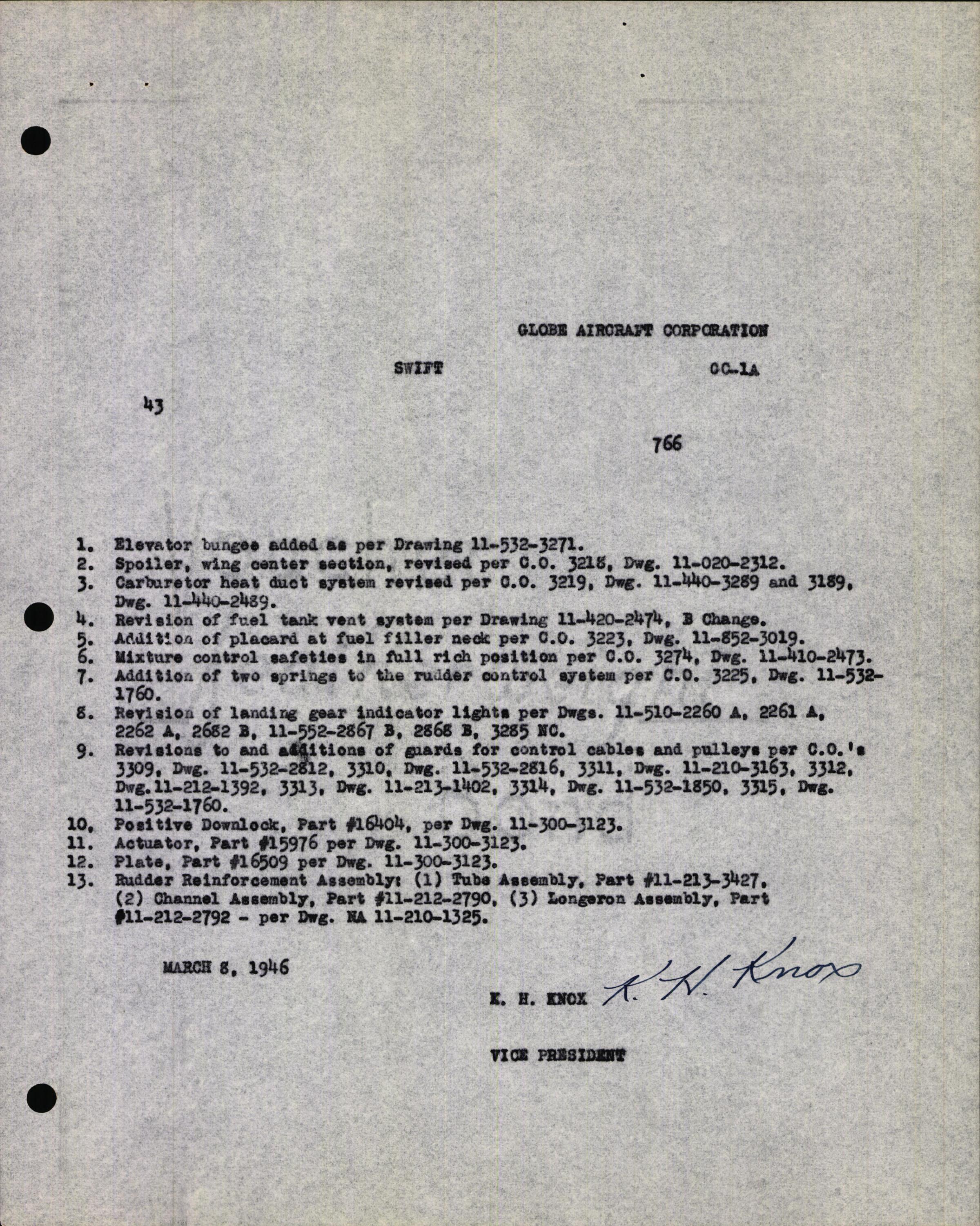 Sample page 7 from AirCorps Library document: Technical Information for Serial Number 43