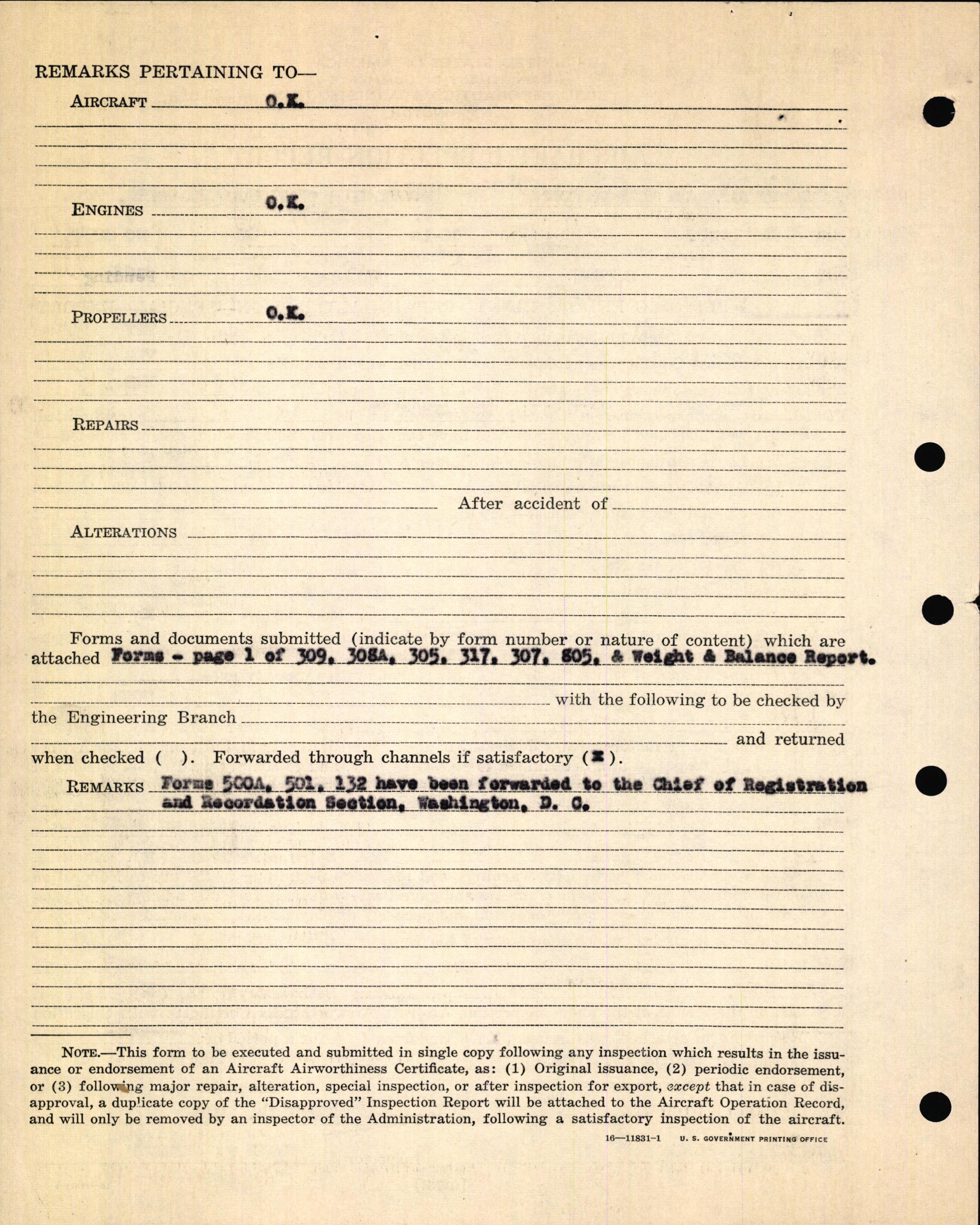 Sample page 6 from AirCorps Library document: Technical Information for Serial Number 48