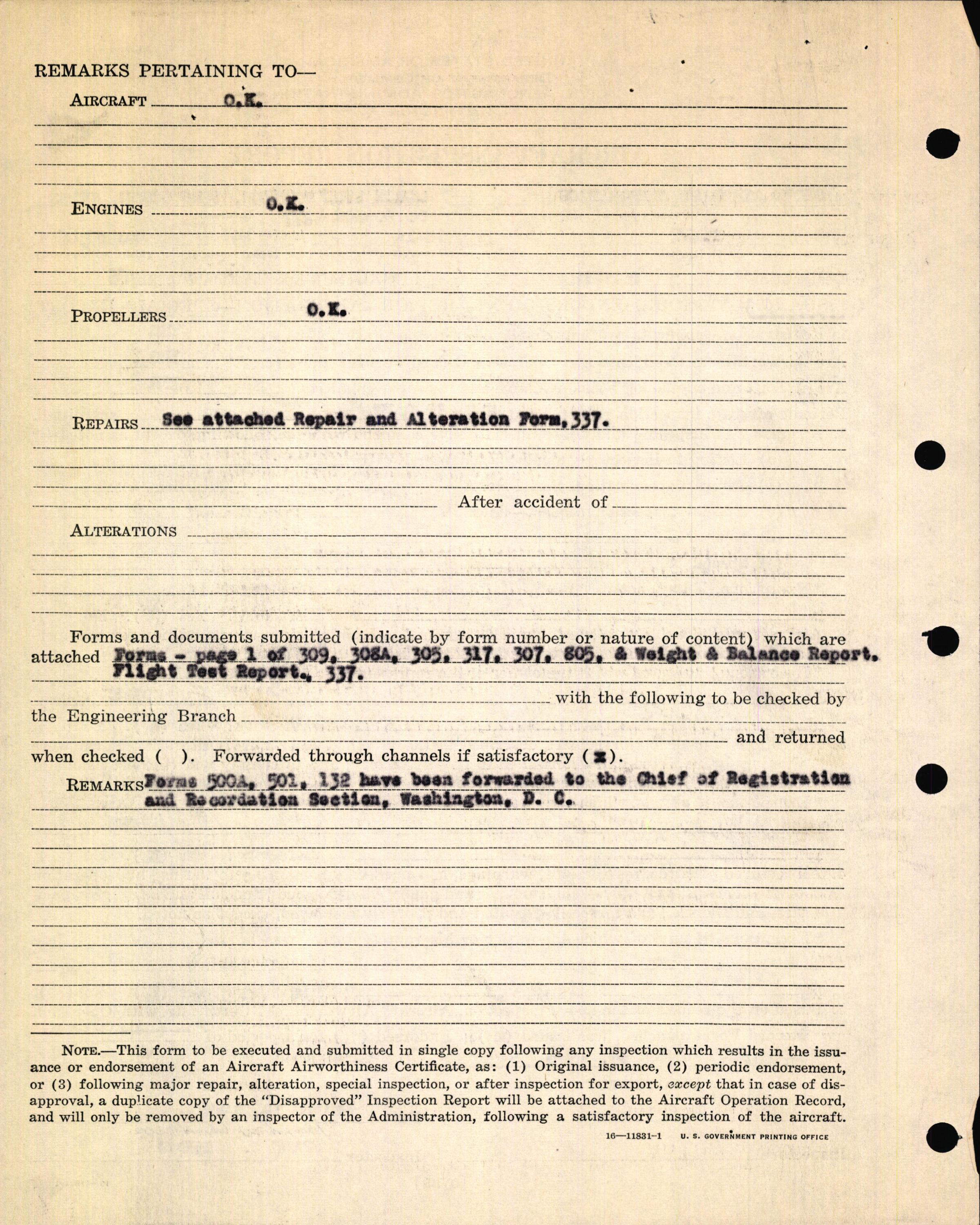 Sample page 6 from AirCorps Library document: Technical Information for Serial Number 49