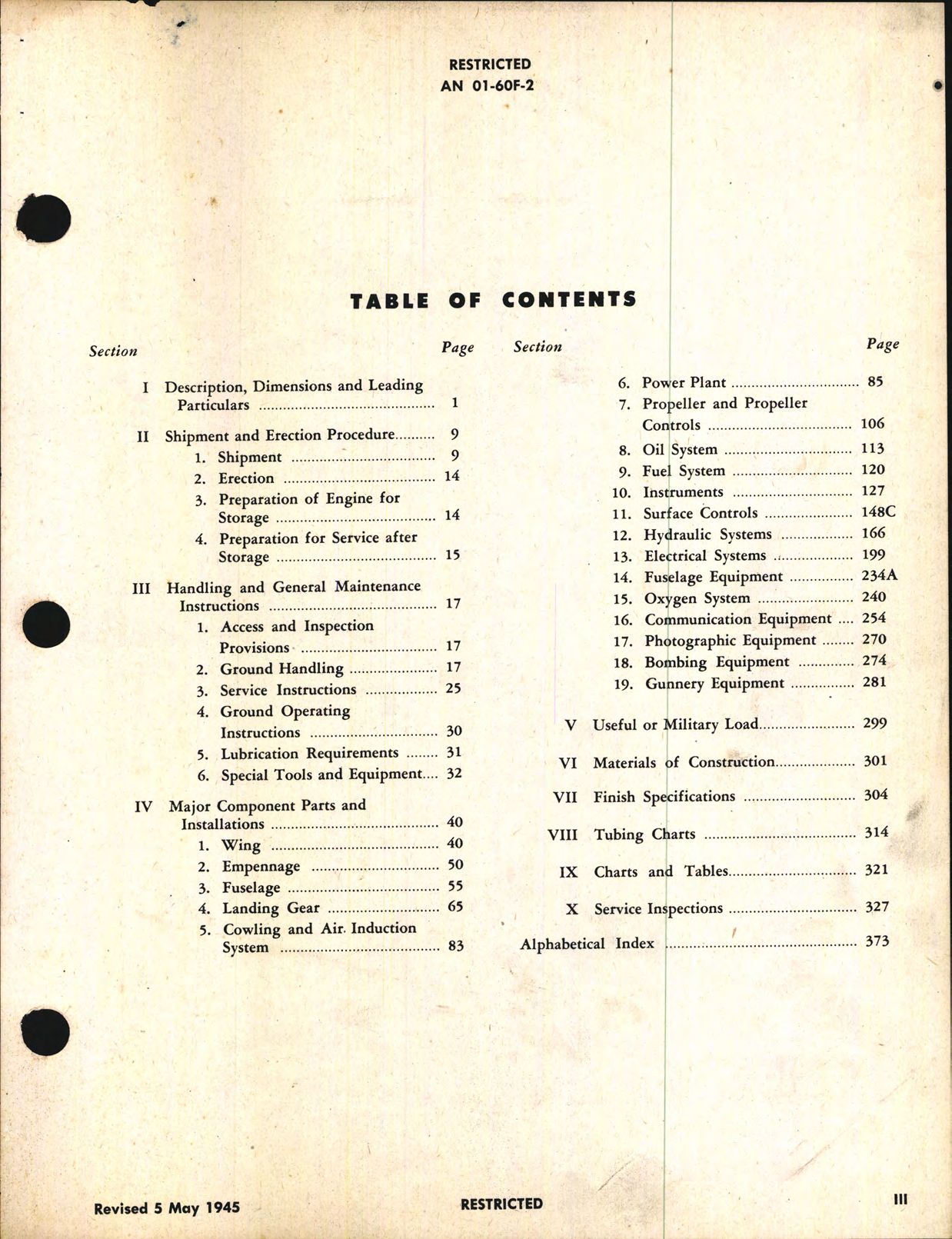 Sample page 5 from AirCorps Library document: Erection & Maintenance Instructions for AT-6, SNJ-3, SNJ-, SNJ-5, and SNJ-6 (Harvard IIA and III)