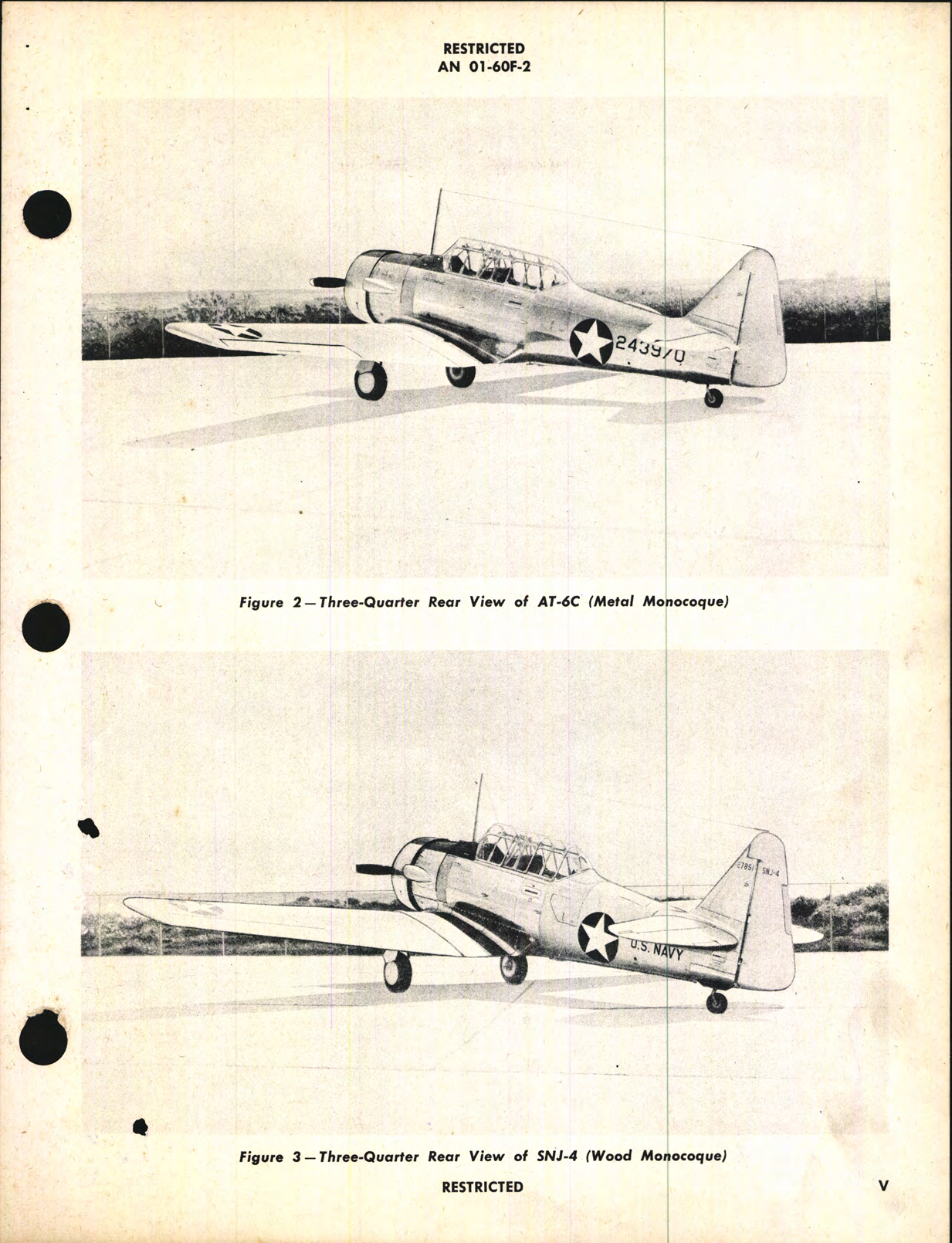 Sample page 7 from AirCorps Library document: Erection & Maintenance Instructions for AT-6, SNJ-3, SNJ-, SNJ-5, and SNJ-6 (Harvard IIA and III)