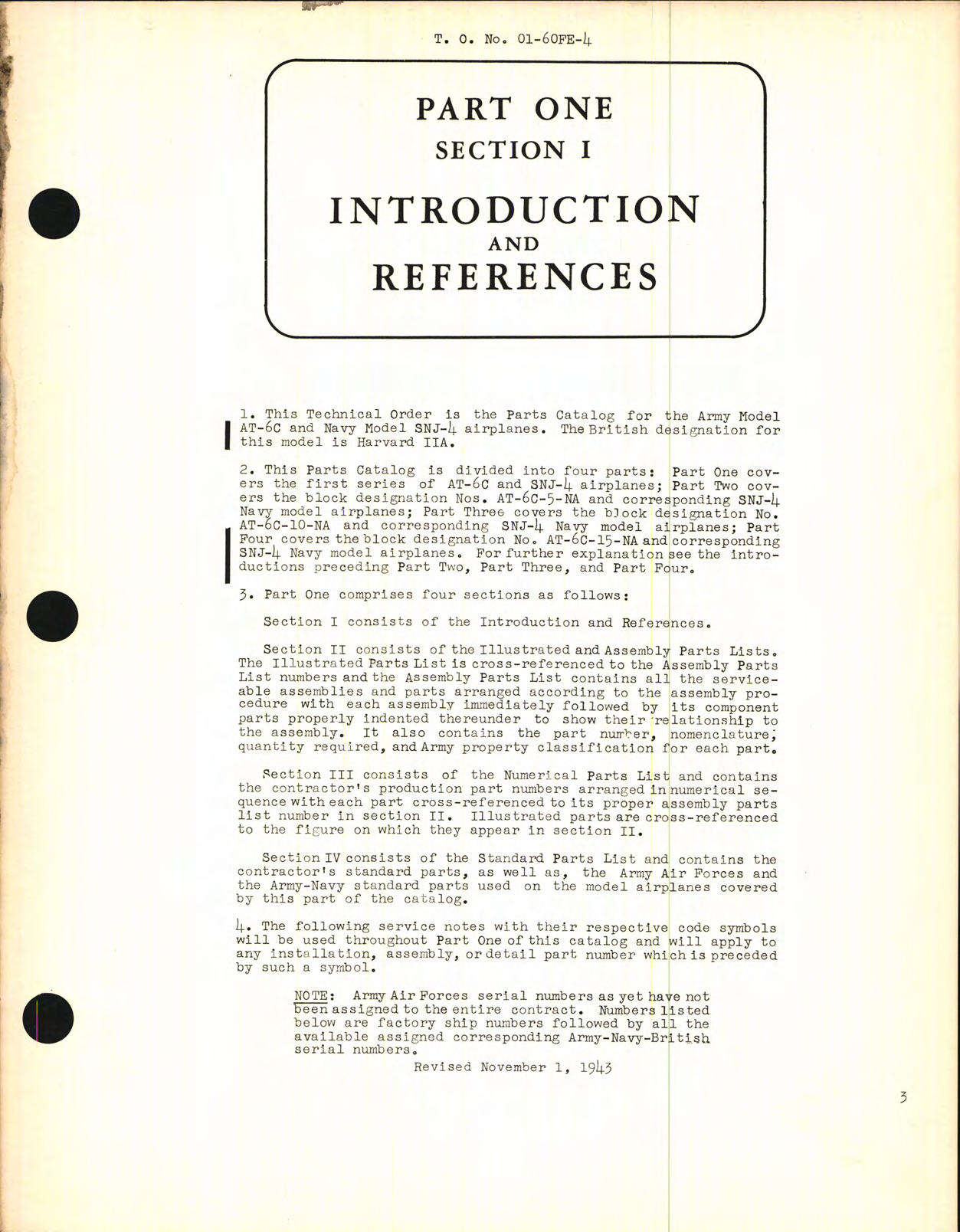 Sample page 7 from AirCorps Library document: Parts Catalog for T-6C, -5, -10, -15 and SNJ-4