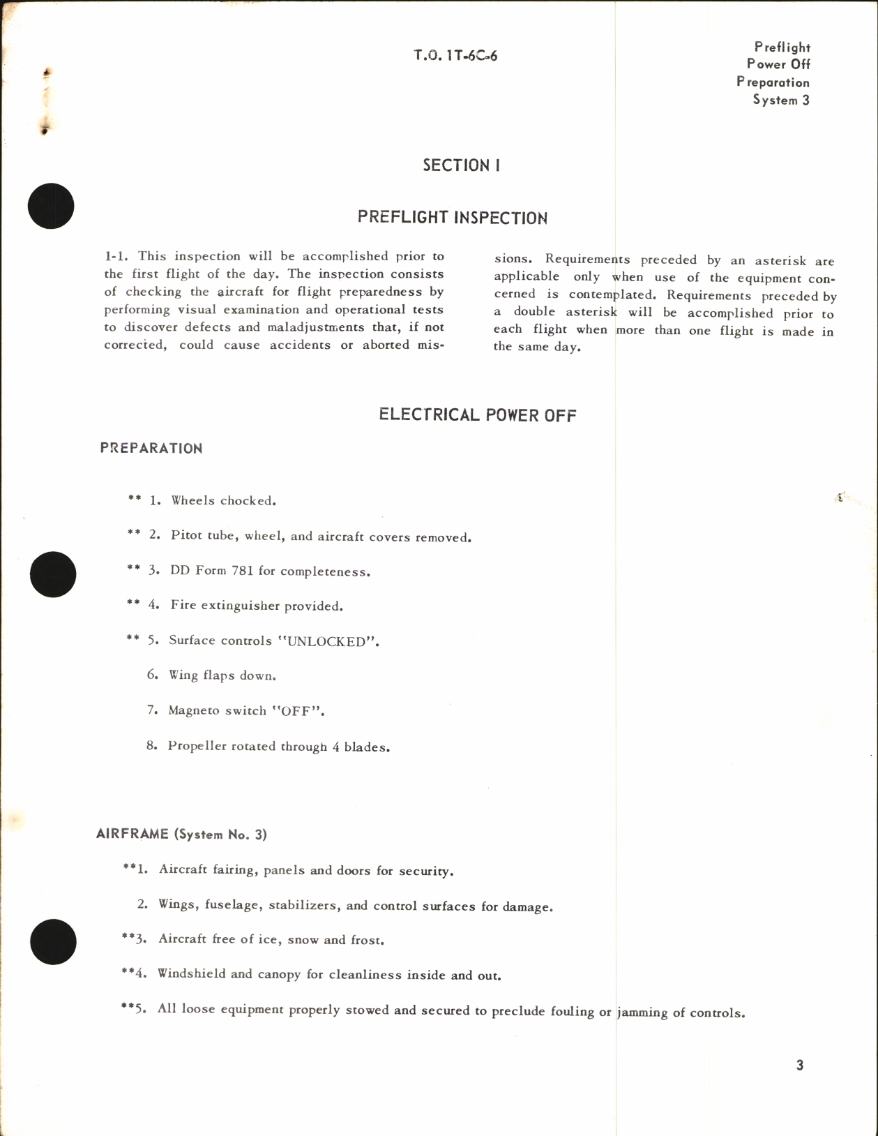 Sample page 5 from AirCorps Library document: Inspection Requirements for T-6 Aircraft