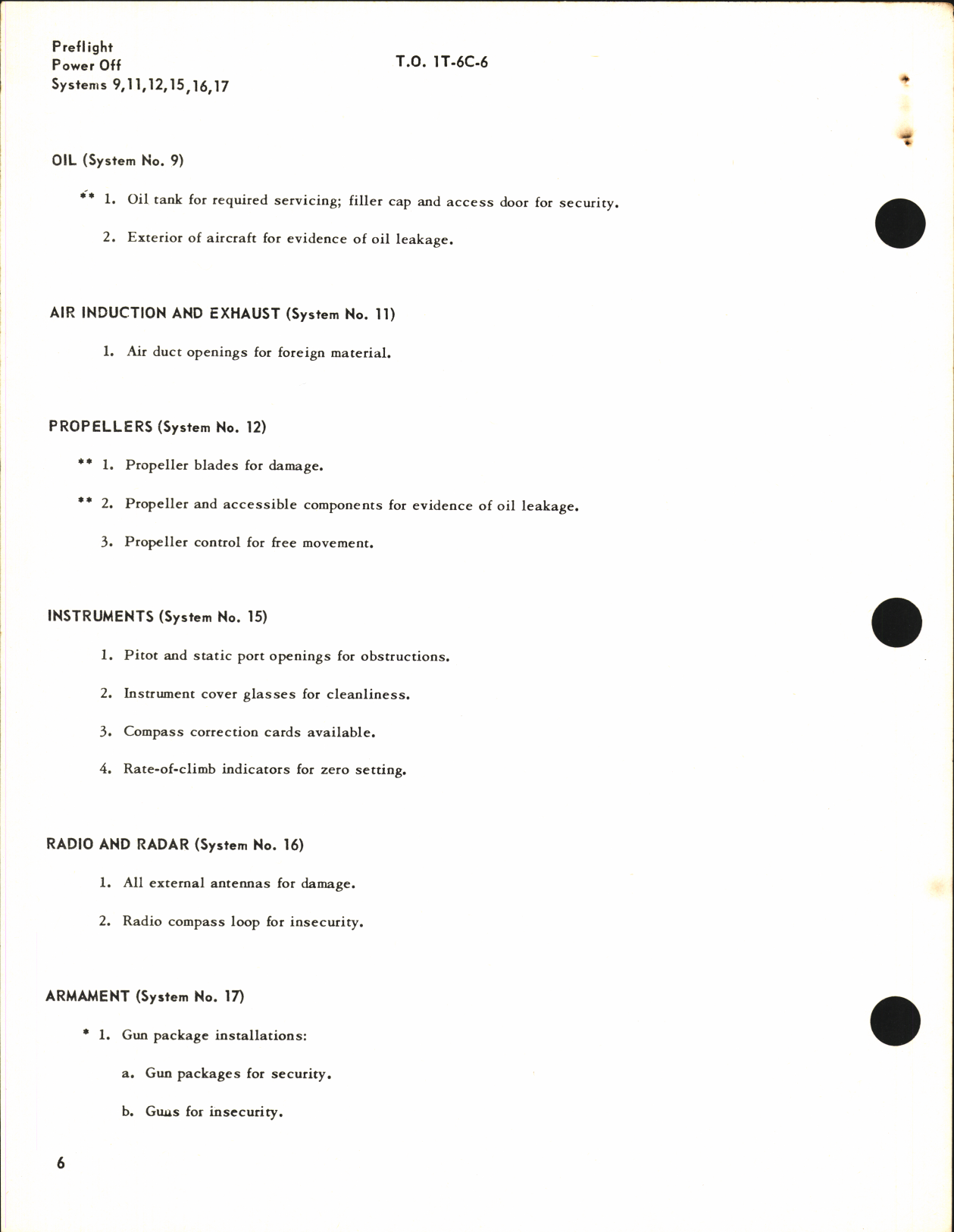 Sample page 8 from AirCorps Library document: Inspection Requirements for T-6 Aircraft