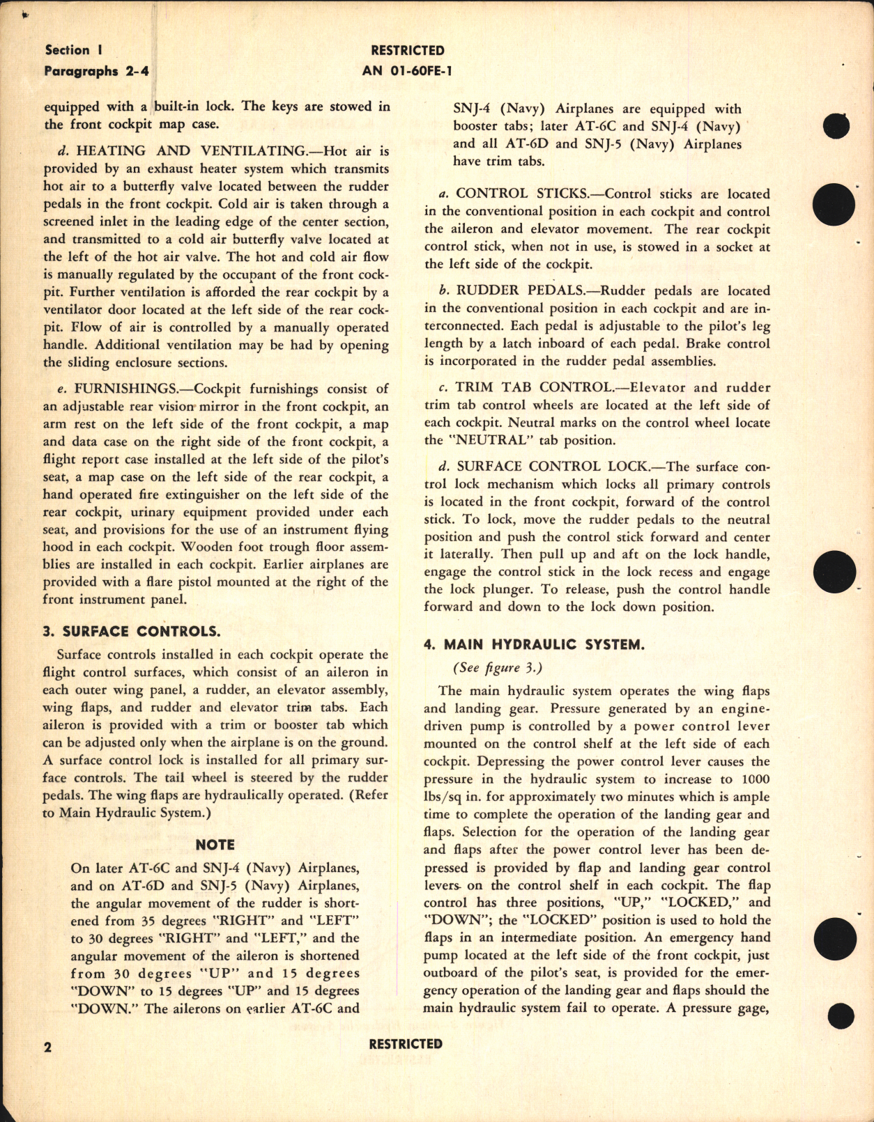 Sample page 6 from AirCorps Library document: Pilot's Flight Operating Instructions for AT-6C and AT-6D, SNJ-5 (Harvard IIA and III)