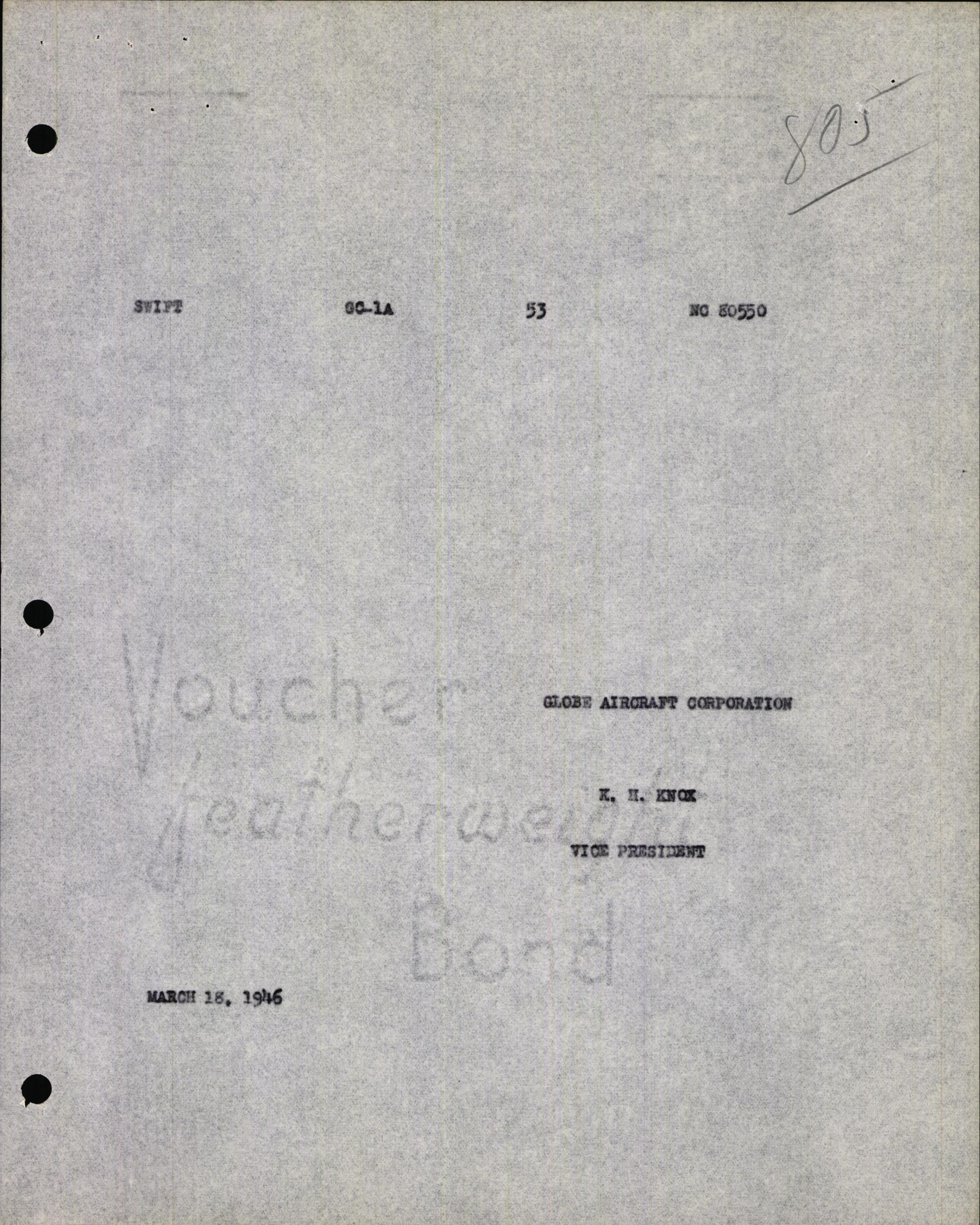 Sample page 5 from AirCorps Library document: Technical Information for Serial Number 53