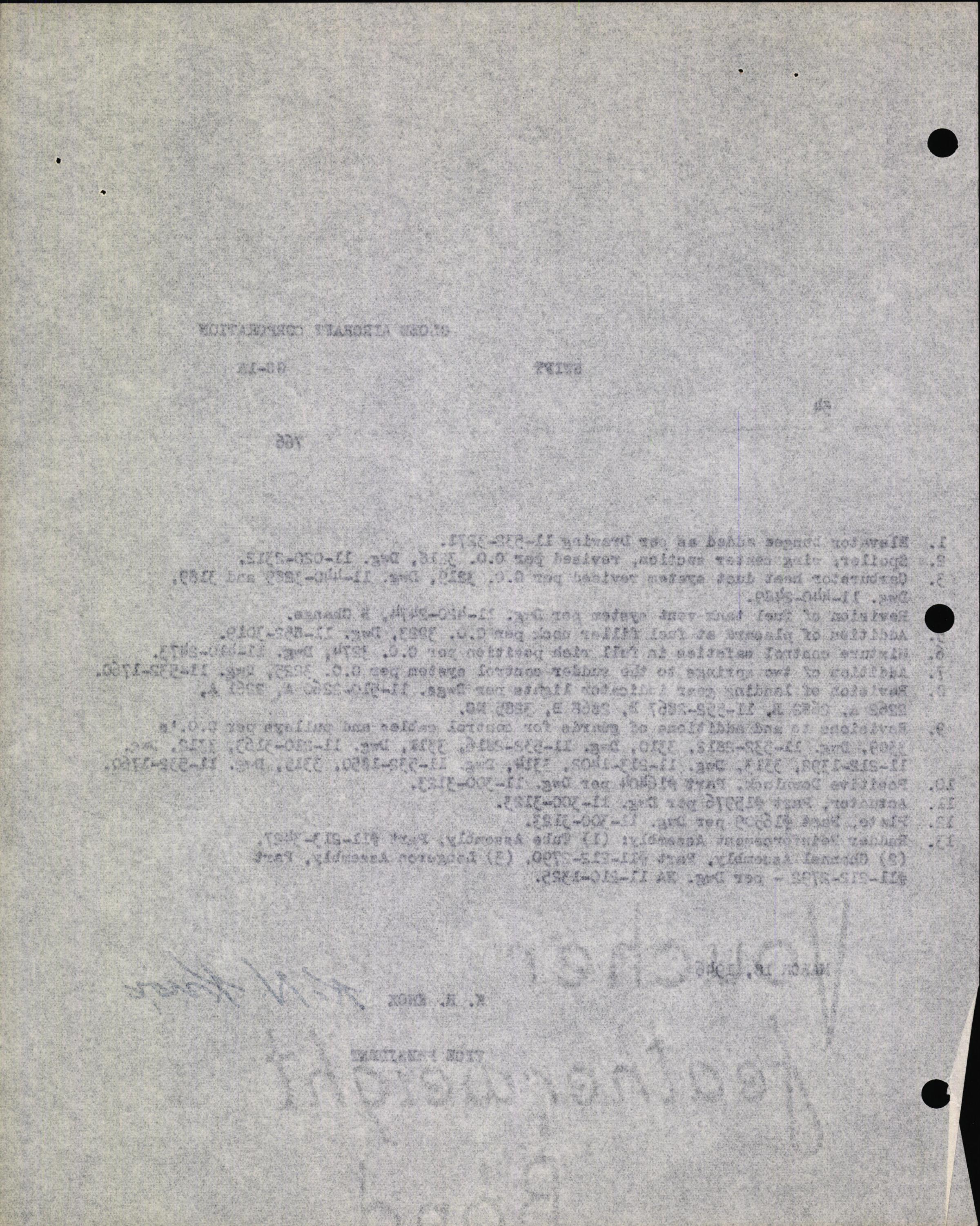 Sample page 6 from AirCorps Library document: Technical Information for Serial Number 54