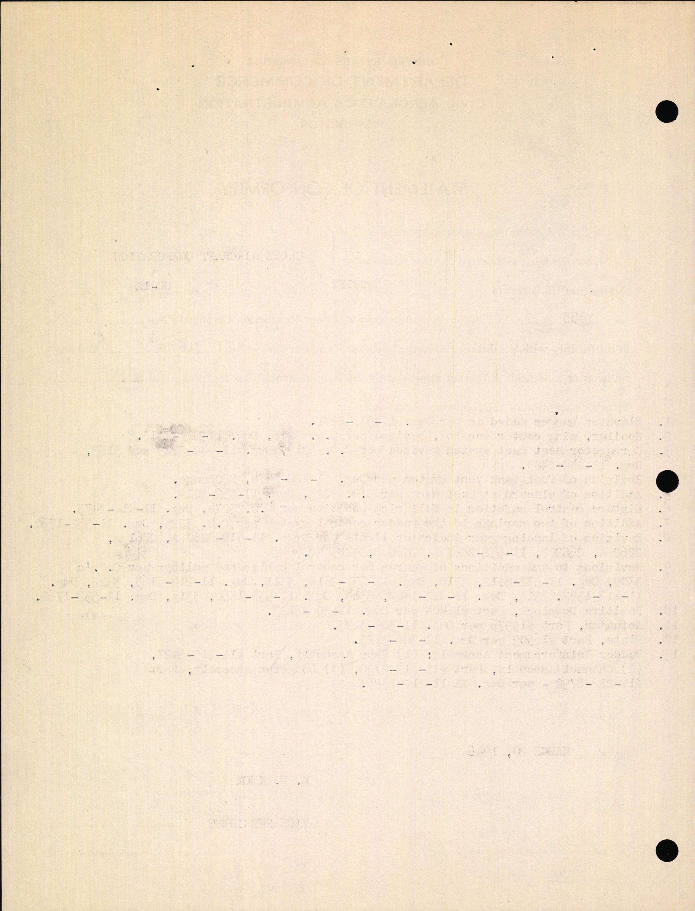 Sample page 6 from AirCorps Library document: Technical Information for Serial Number 55